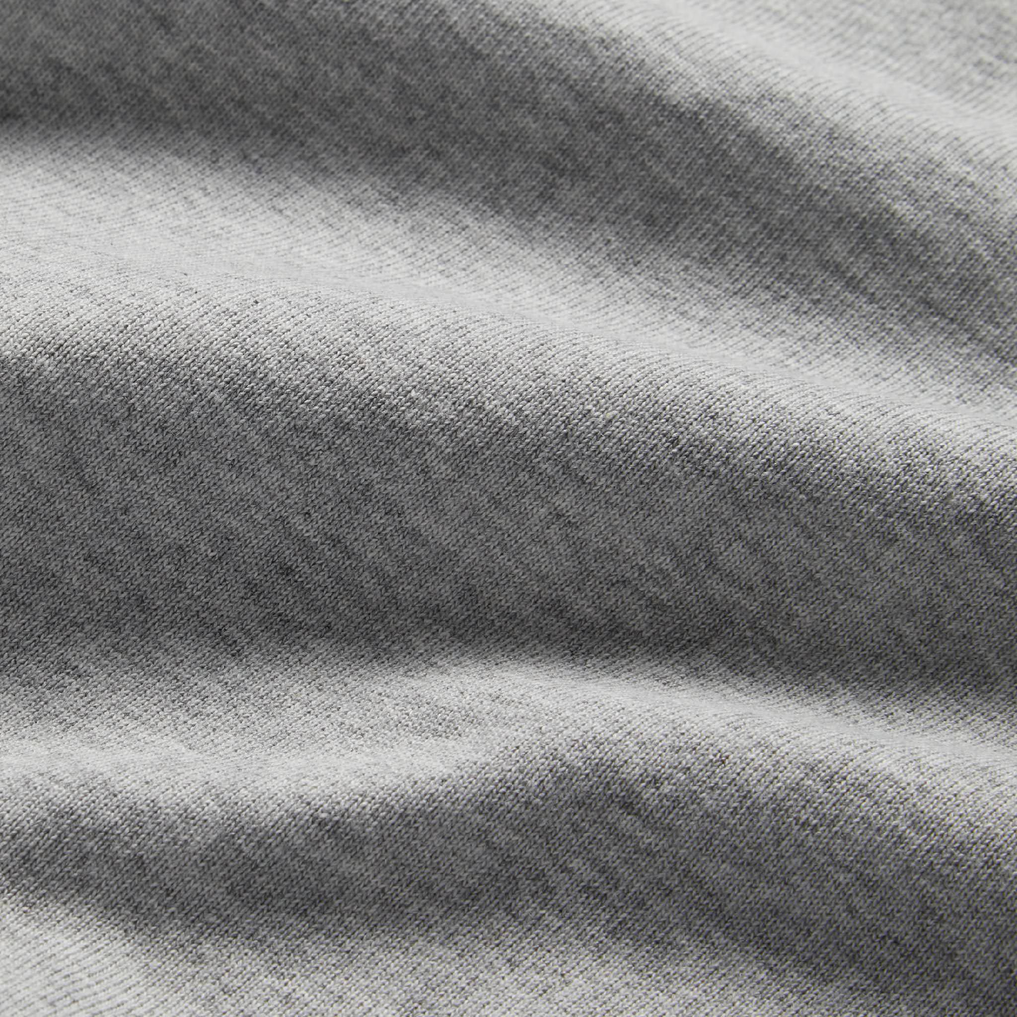 The Short Sleeve Heavy Bag Henley in Aluminum - Image 7