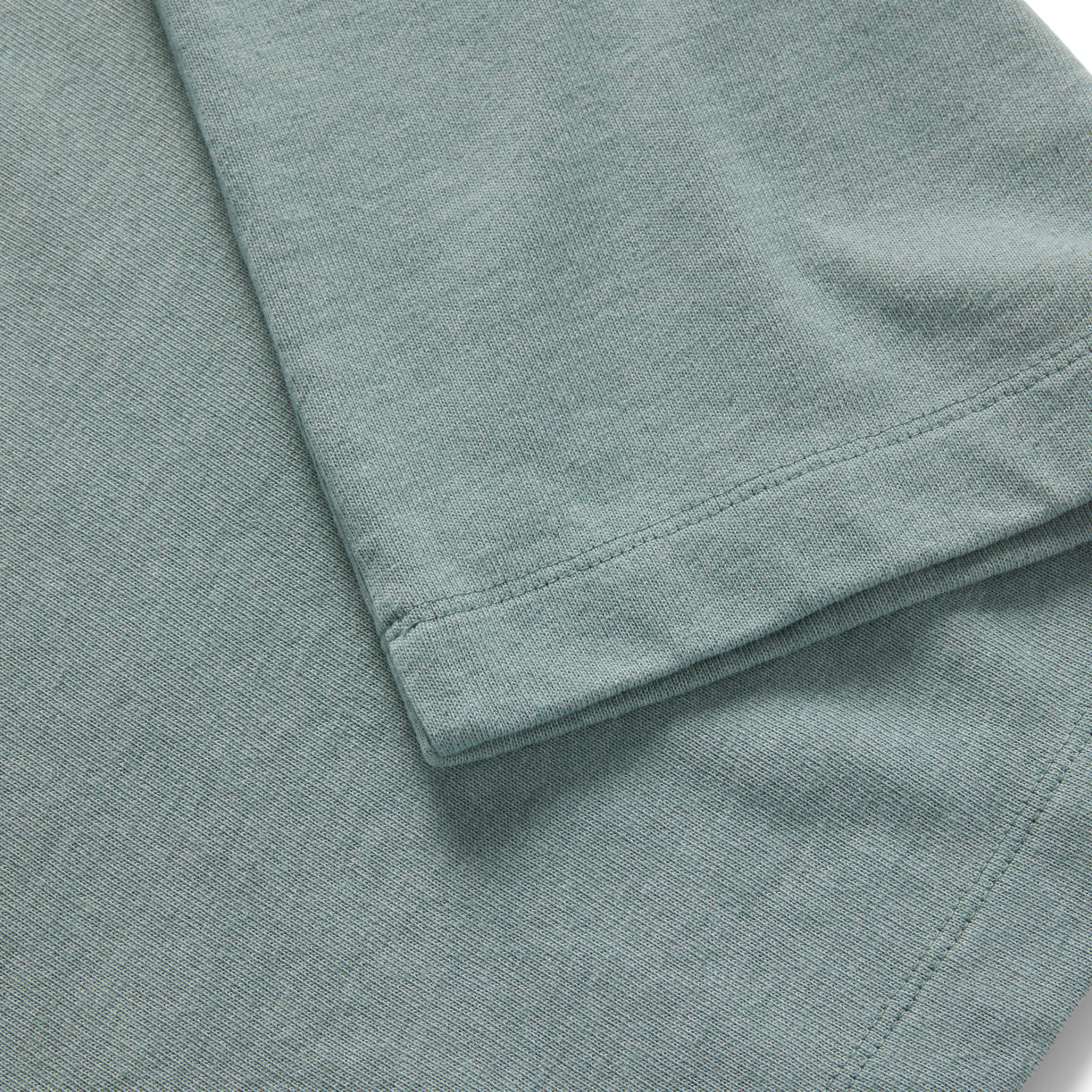 The Short Sleeve Heavy Bag Henley in Slate - Image 7
