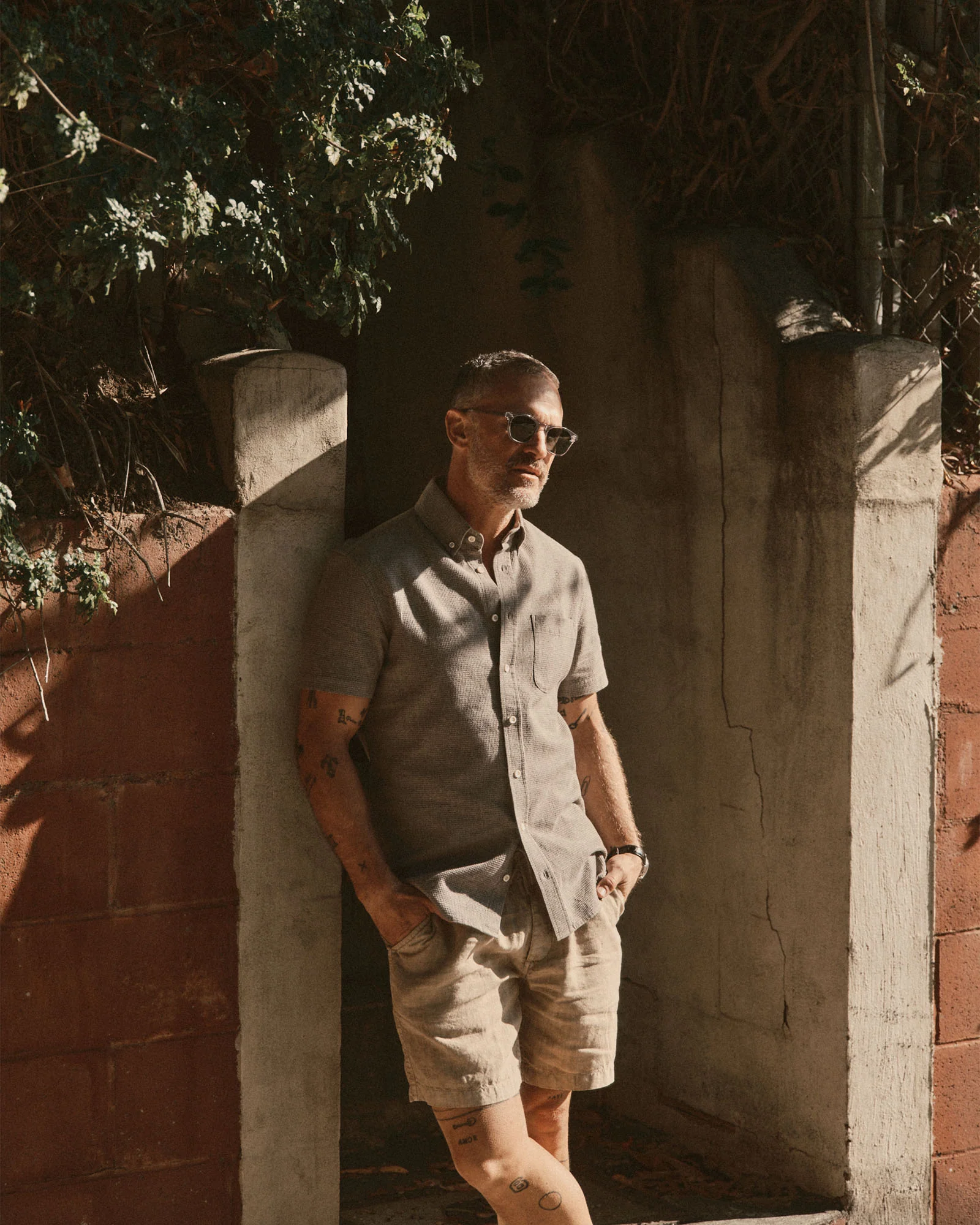 The Short Sleeve Jack in Fern Twist Waffle - Image 4