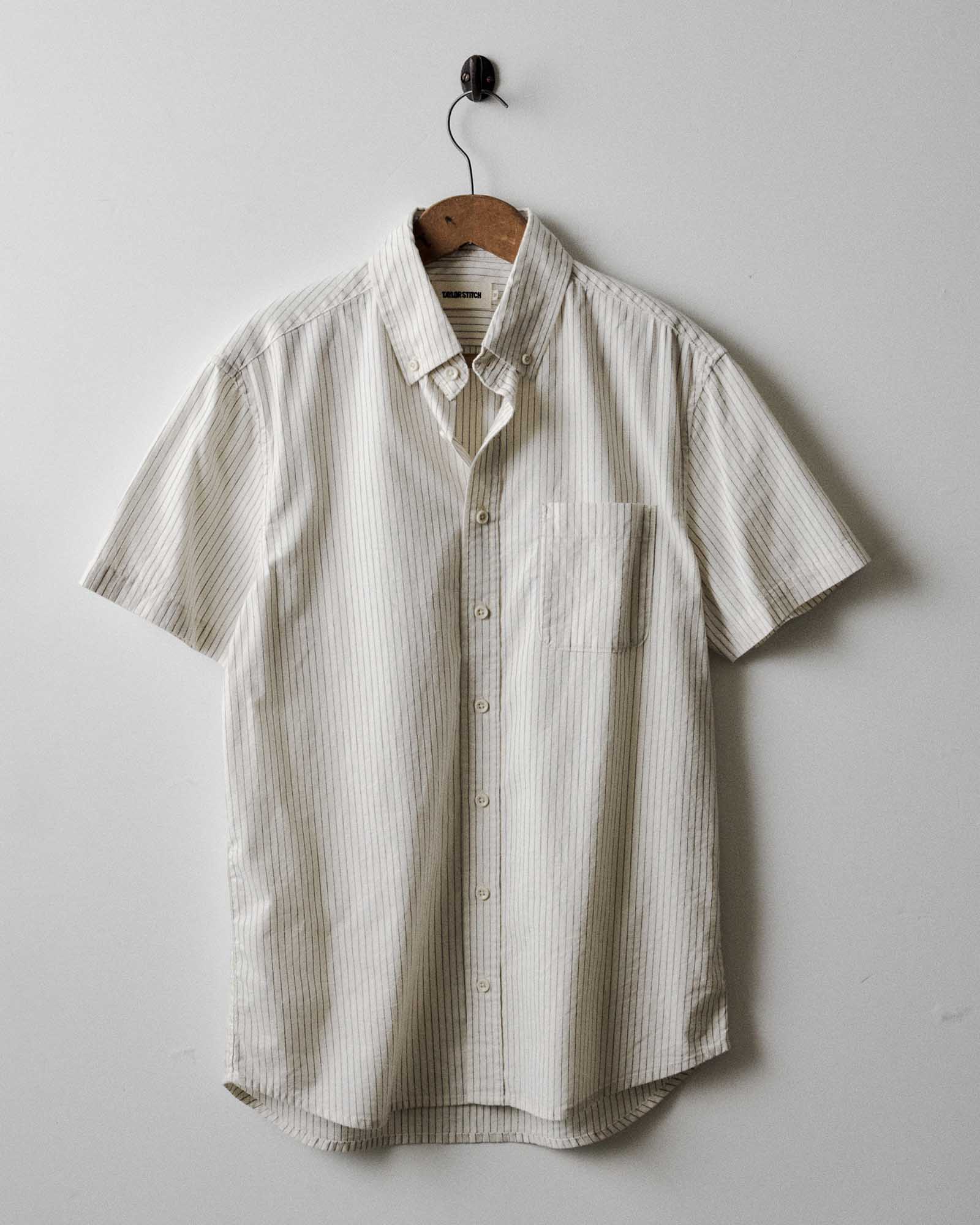 The Short Sleeve Jack in Indigo Stripe - Image 6