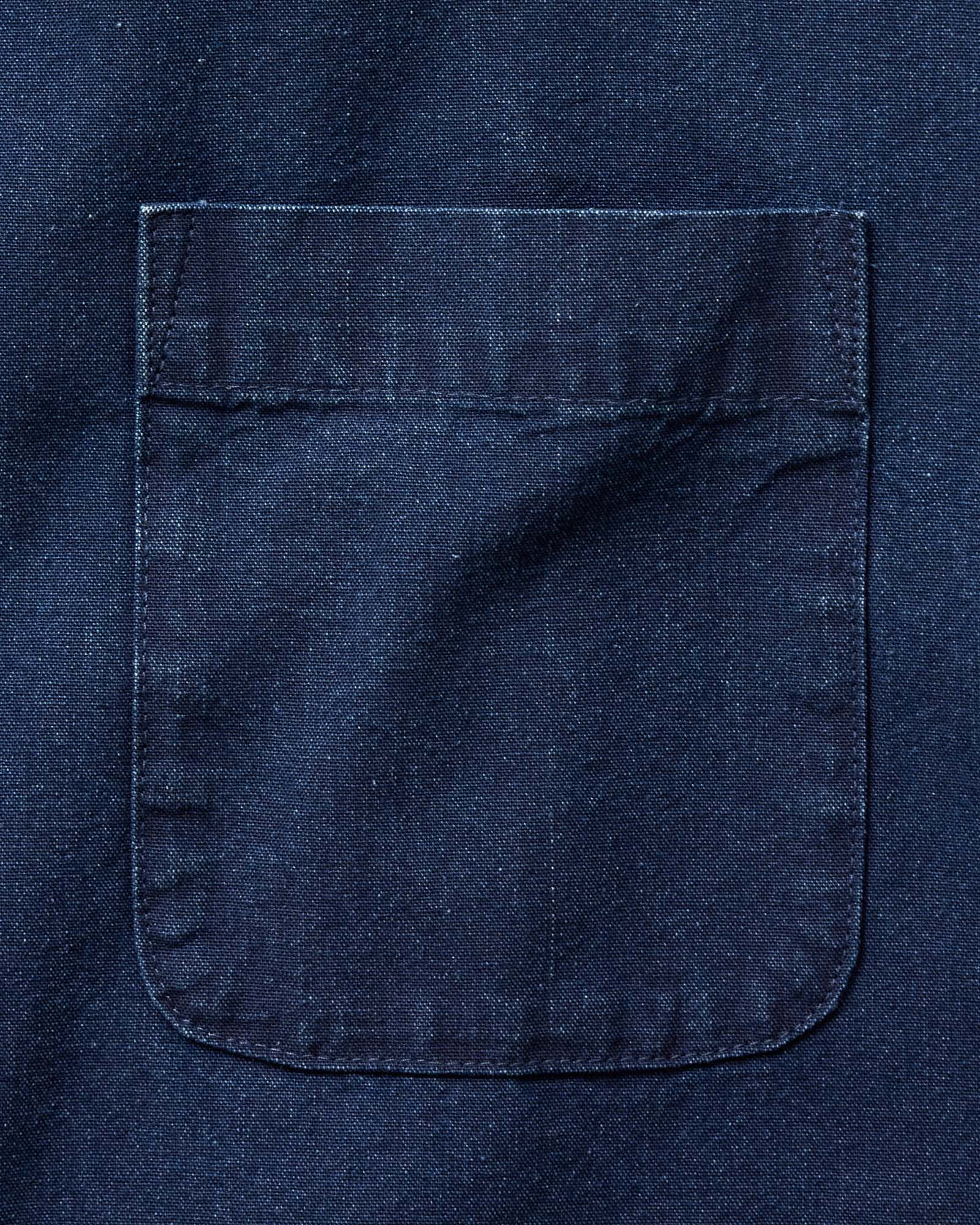 The Short Sleeve Jack in Rinsed Indigo Oxford - Image 5