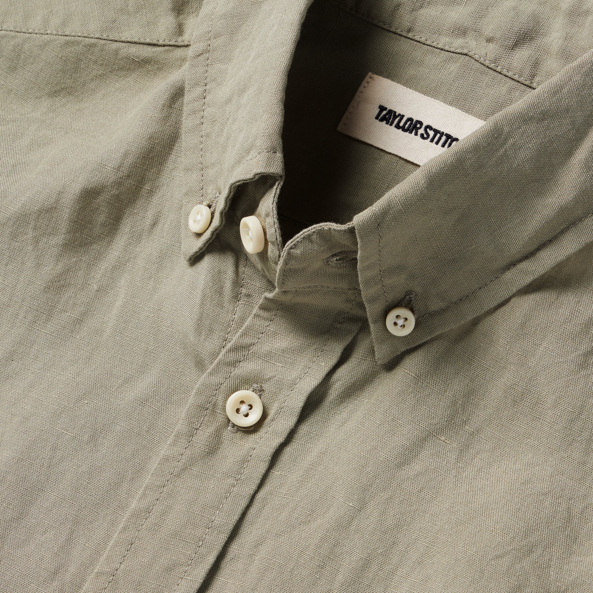 The Short Sleeve Jack in Sage and Natural - Image 5