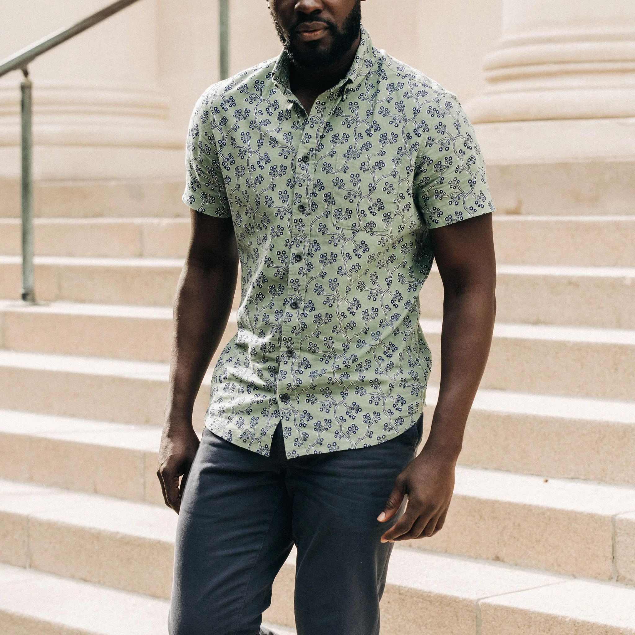 The Short Sleeve Jack in Vintage Cherry Blossom - Image 2