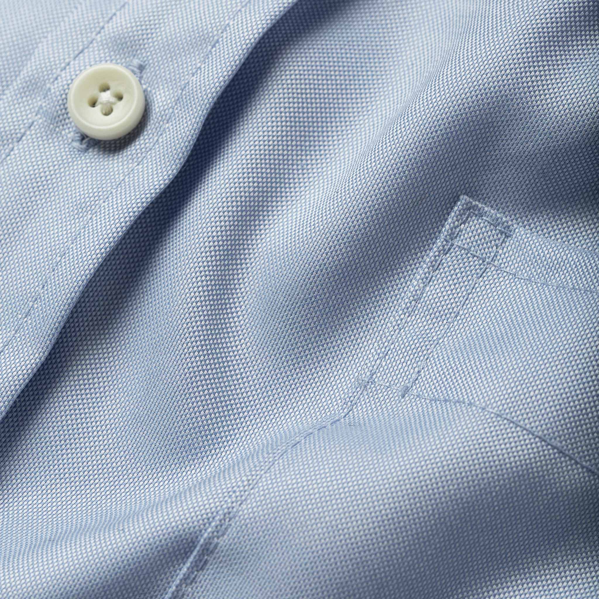 The Short Sleeve Jack in Washed Blue Oxford - Image 7