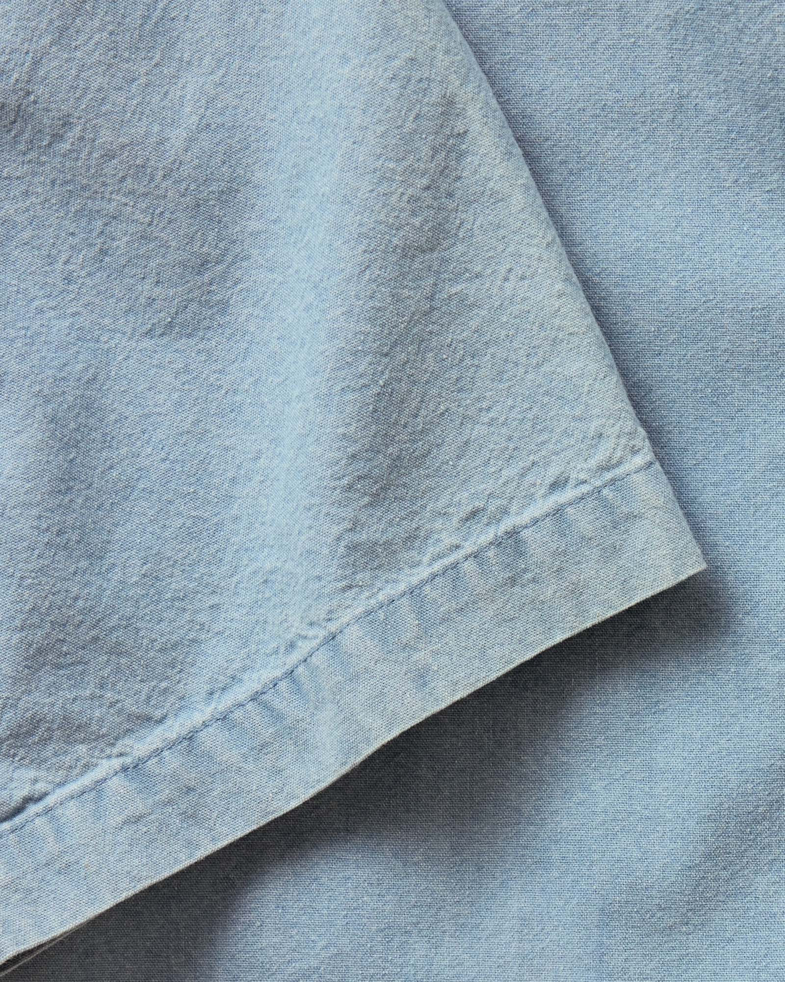 The Short Sleeve Jack in Washed Indigo Oxford - Image 6