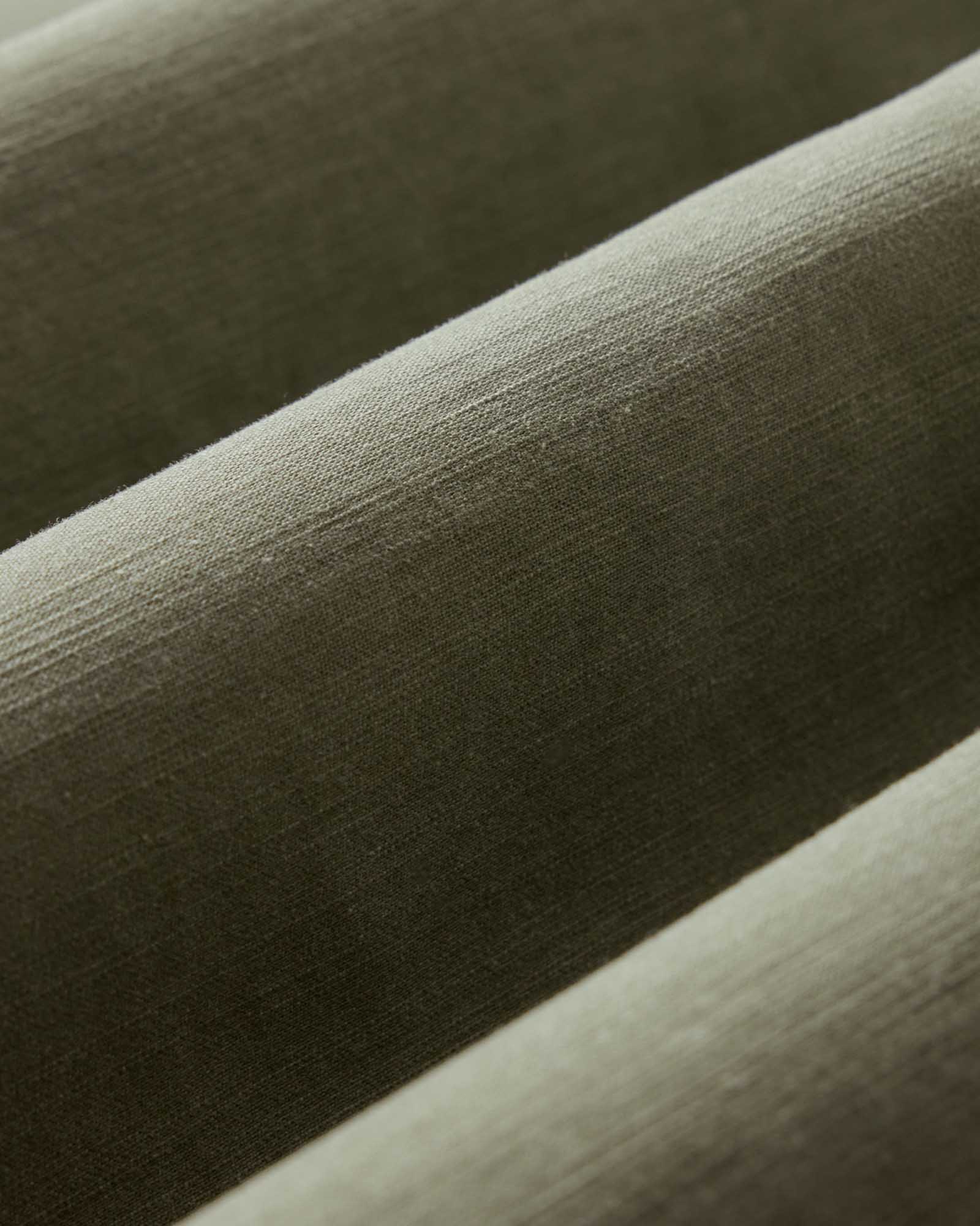 The Short Sleeve Surplus Shirt in Field Olive Reverse Sateen - Image 6