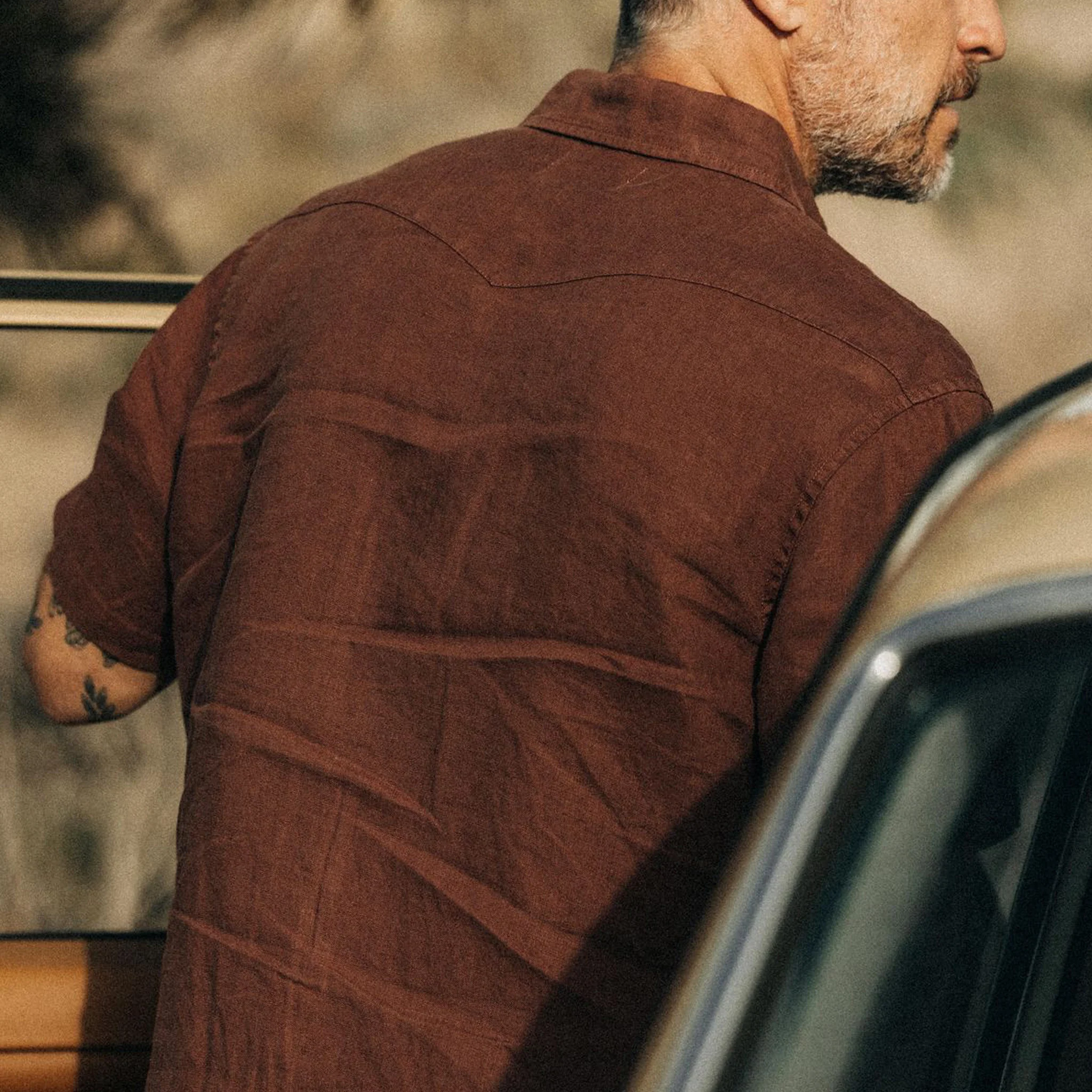 The Short Sleeve Western in Dried Guajillo - Image 4