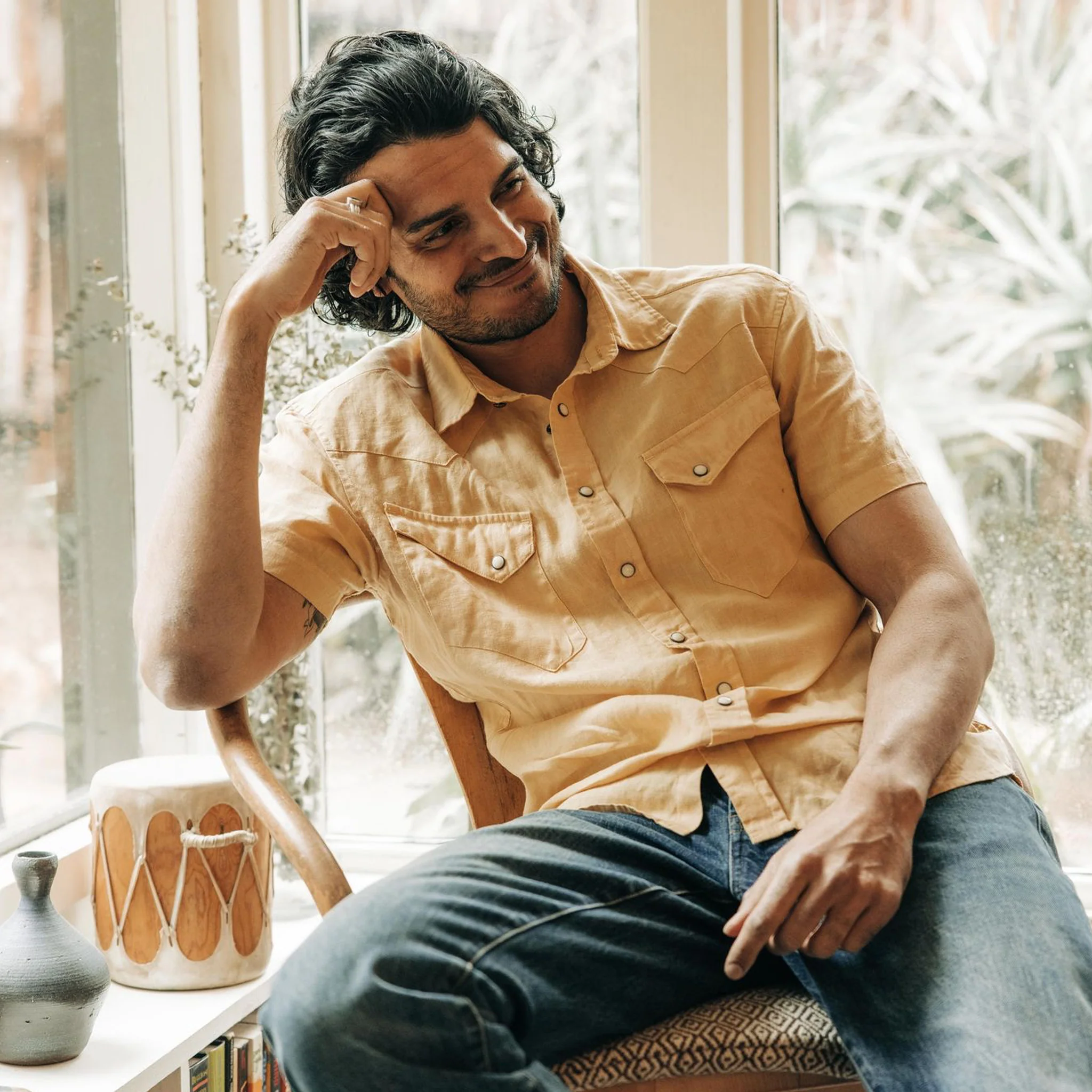 The Short Sleeve Western in Oak - Image 3