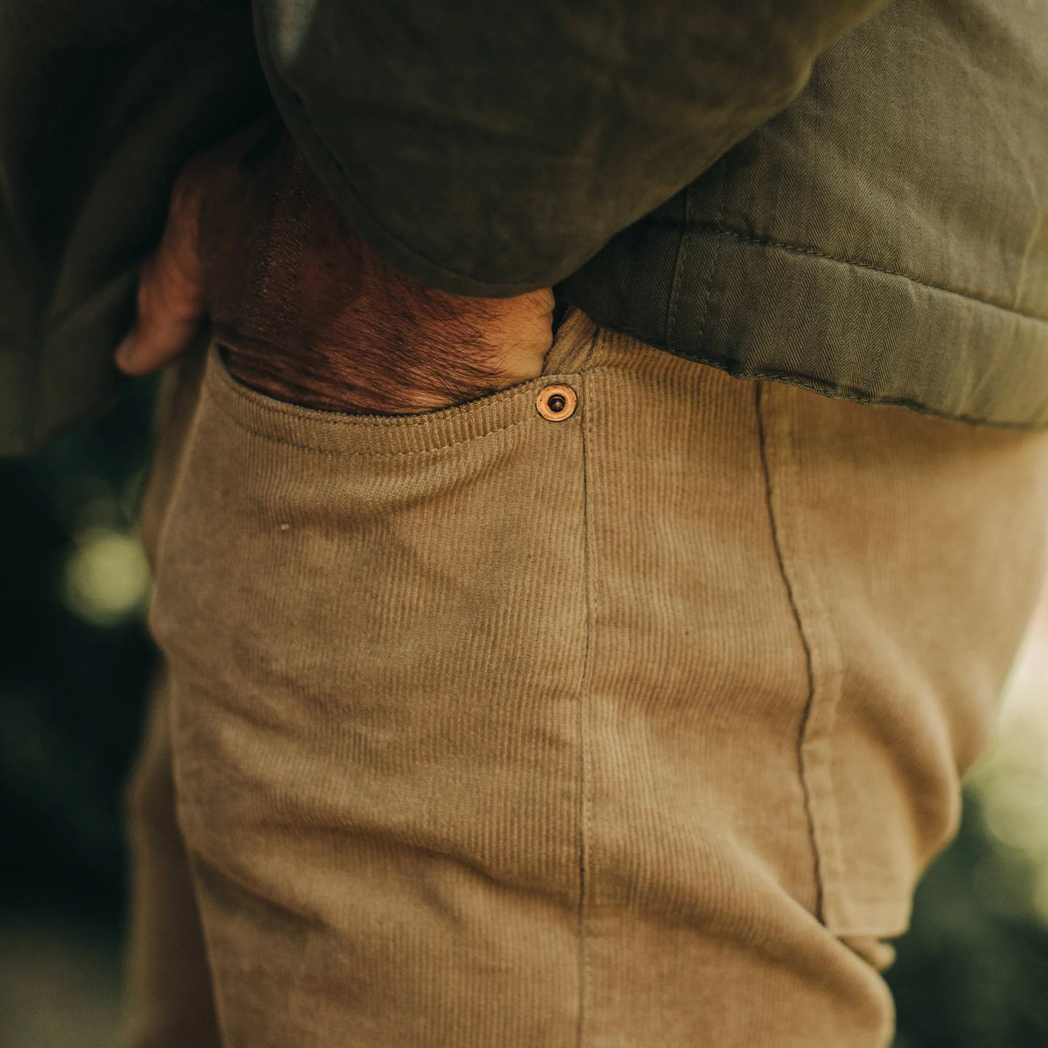 The Slim All Day Pant in British Khaki Cord - Image 3