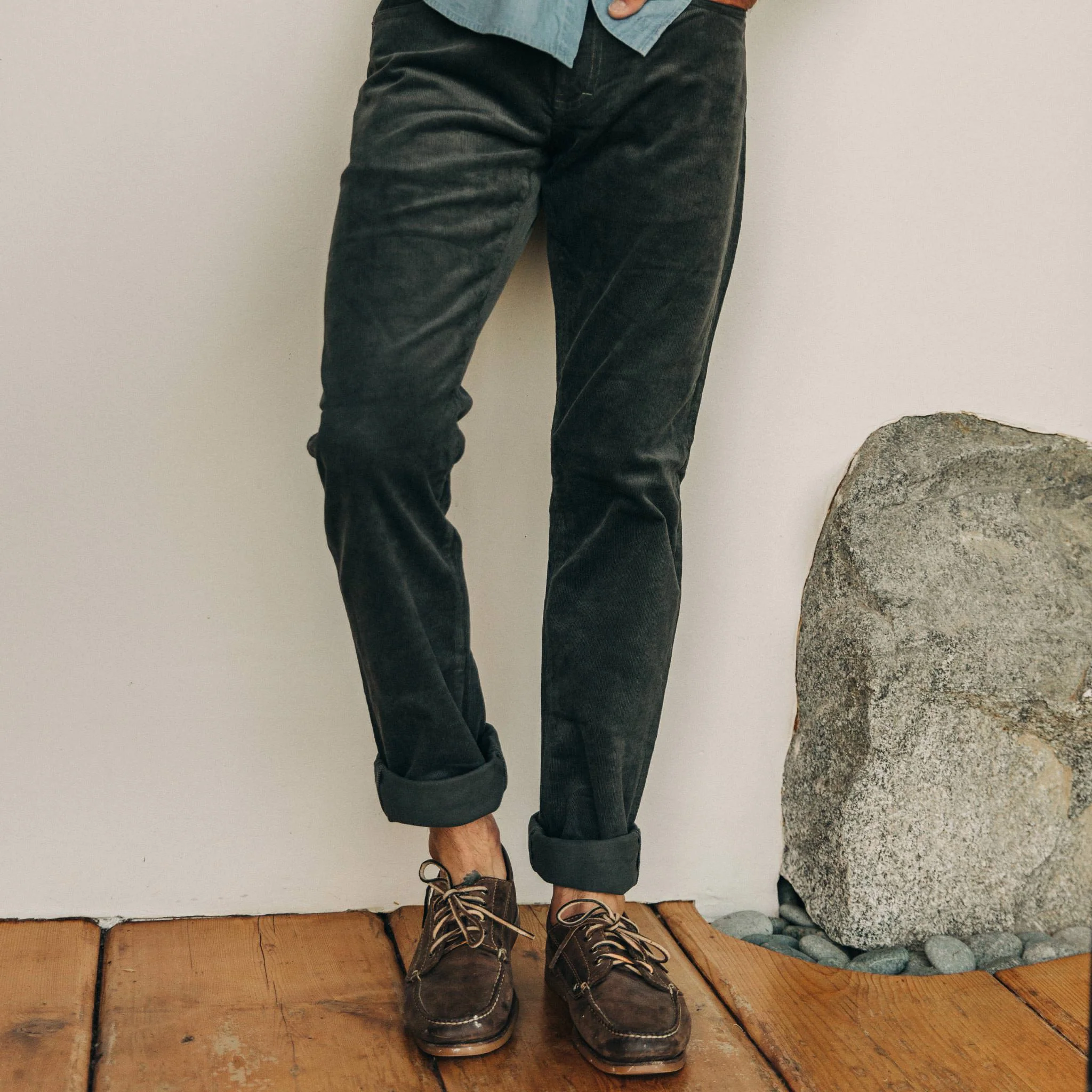 The Slim All Day Pant in Coal Cord - Image 2