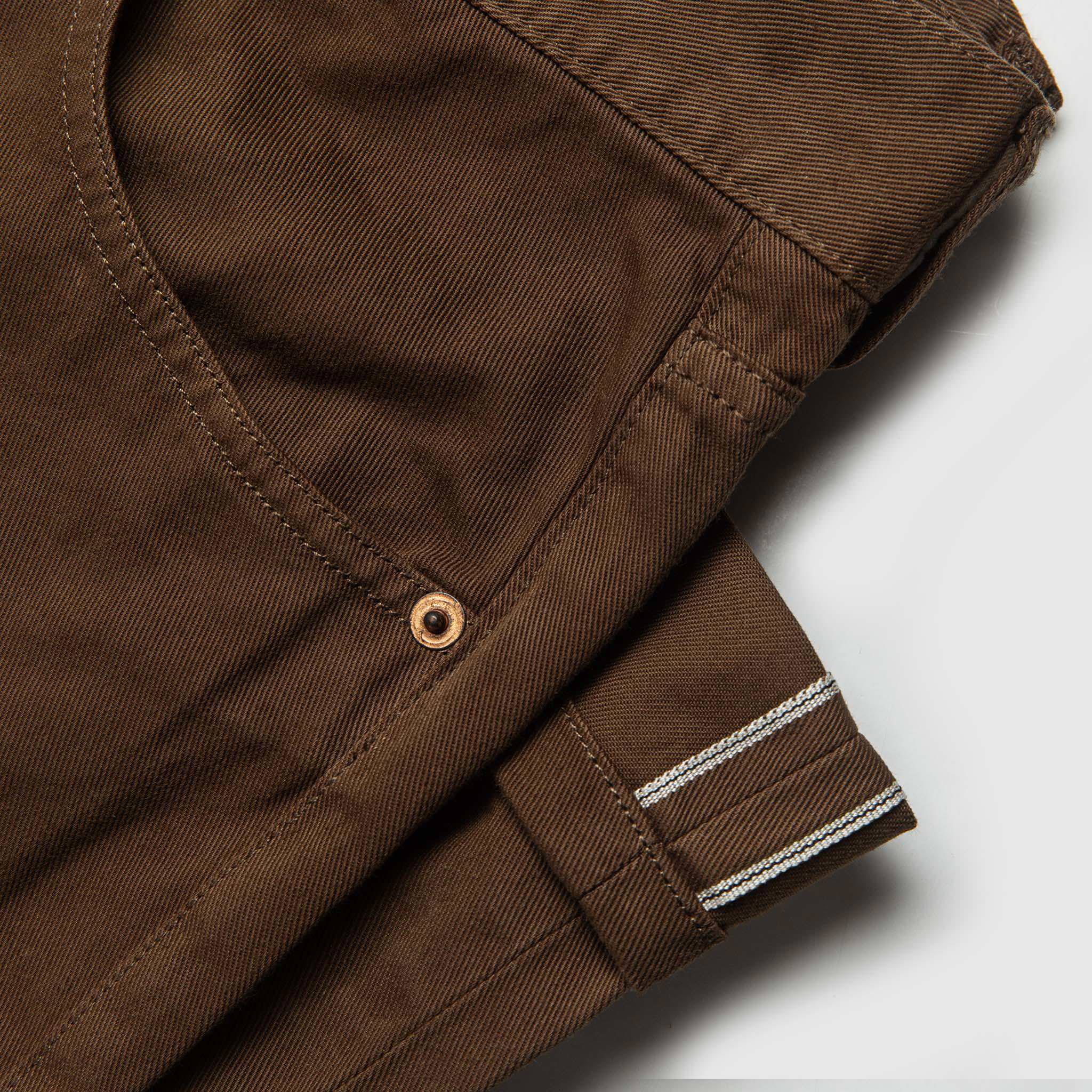 The Slim All Day Pant in Espresso Selvage - Image 8