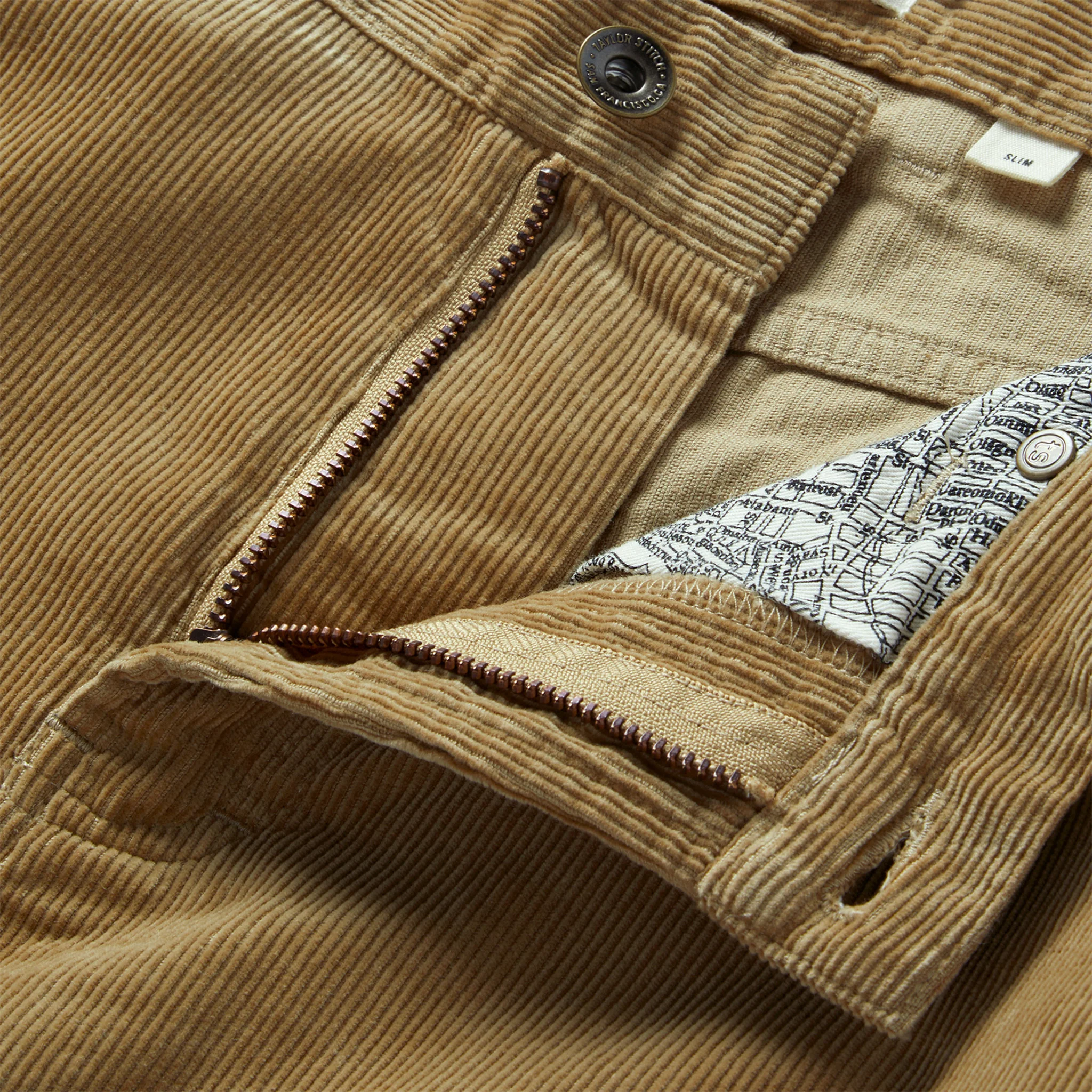 The Slim All Day Pant in Khaki Cord - Image 5