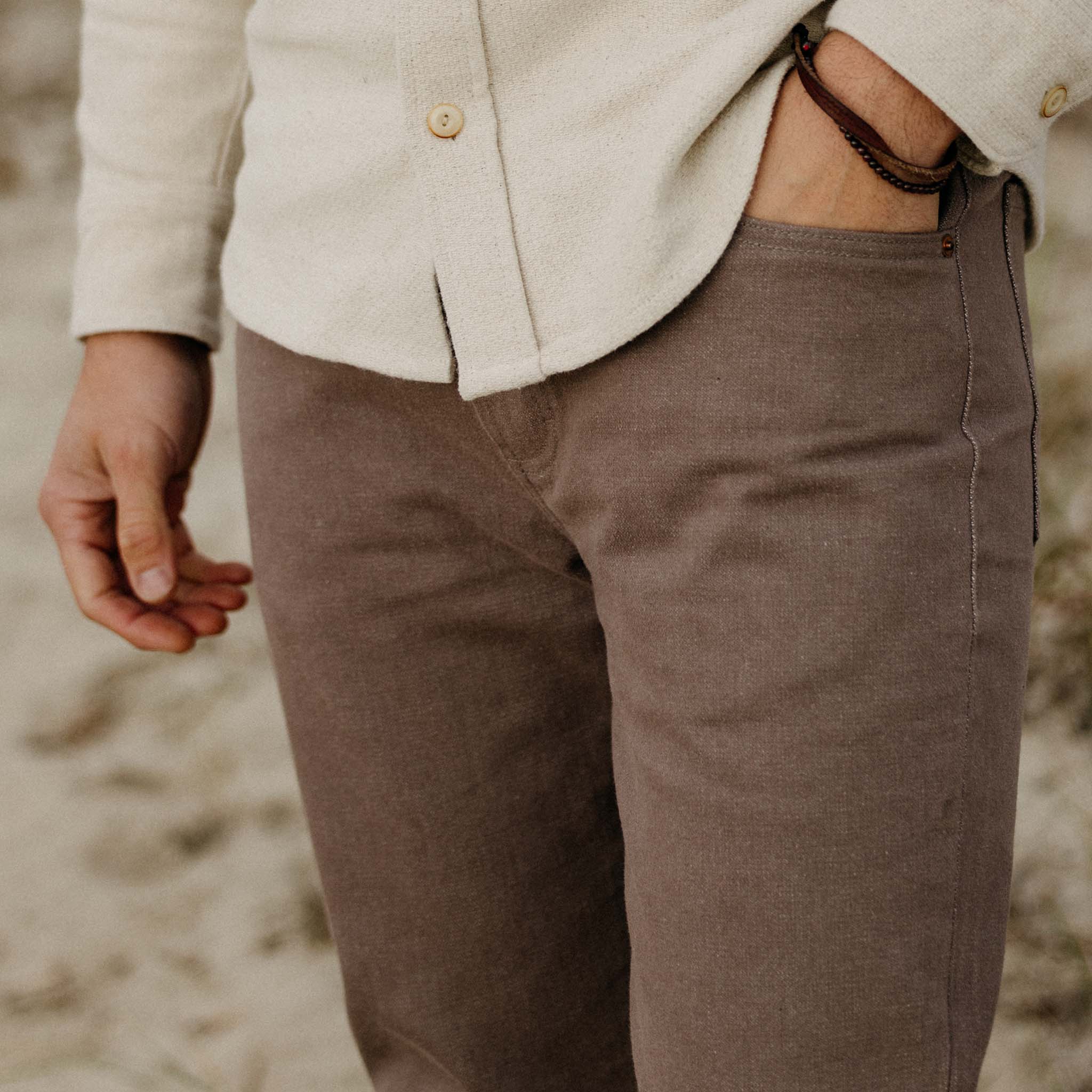The Slim All Day Pant in Silt Broken Twill - Image 3