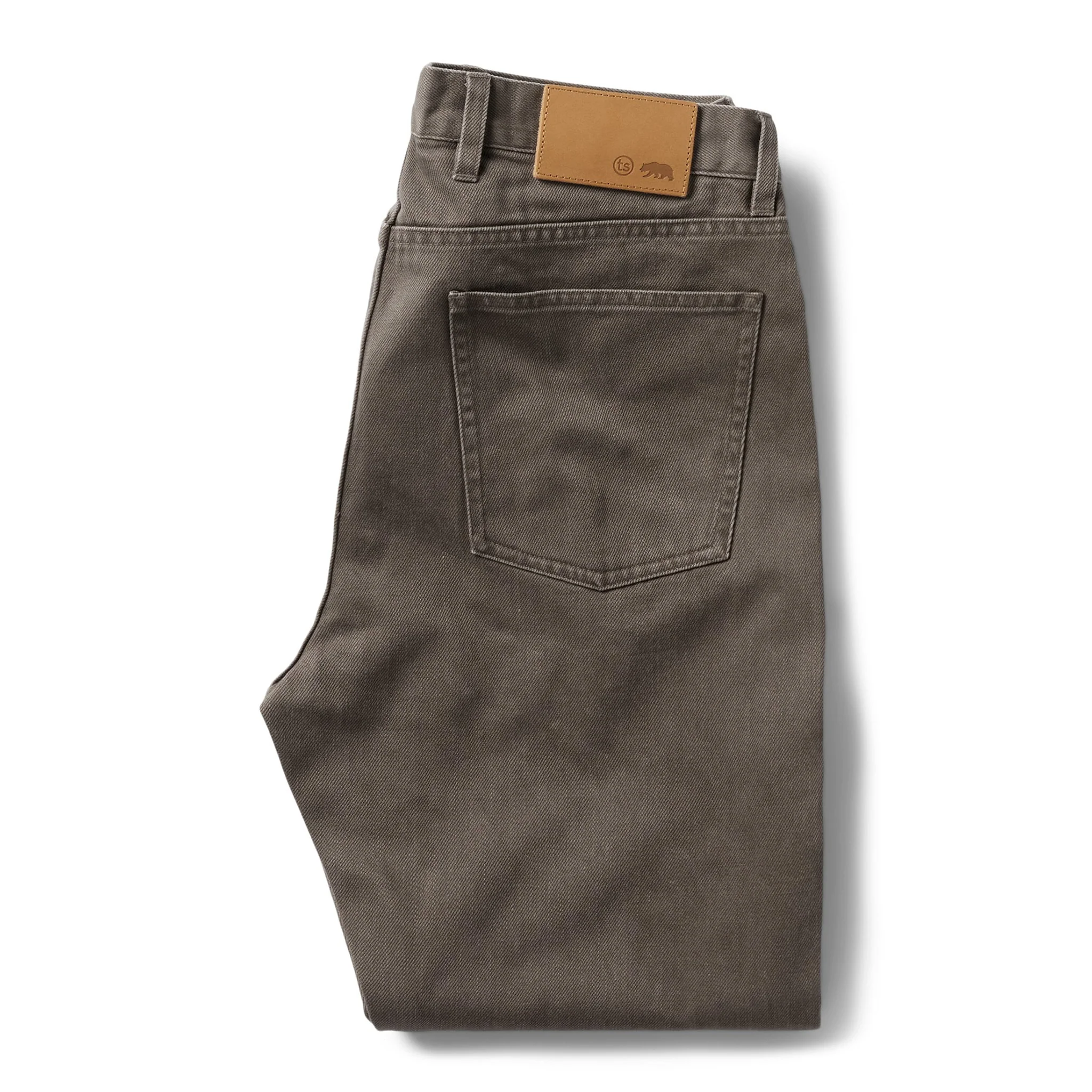 The Slim All Day Pant in Washed Walnut Selvage - Image 6