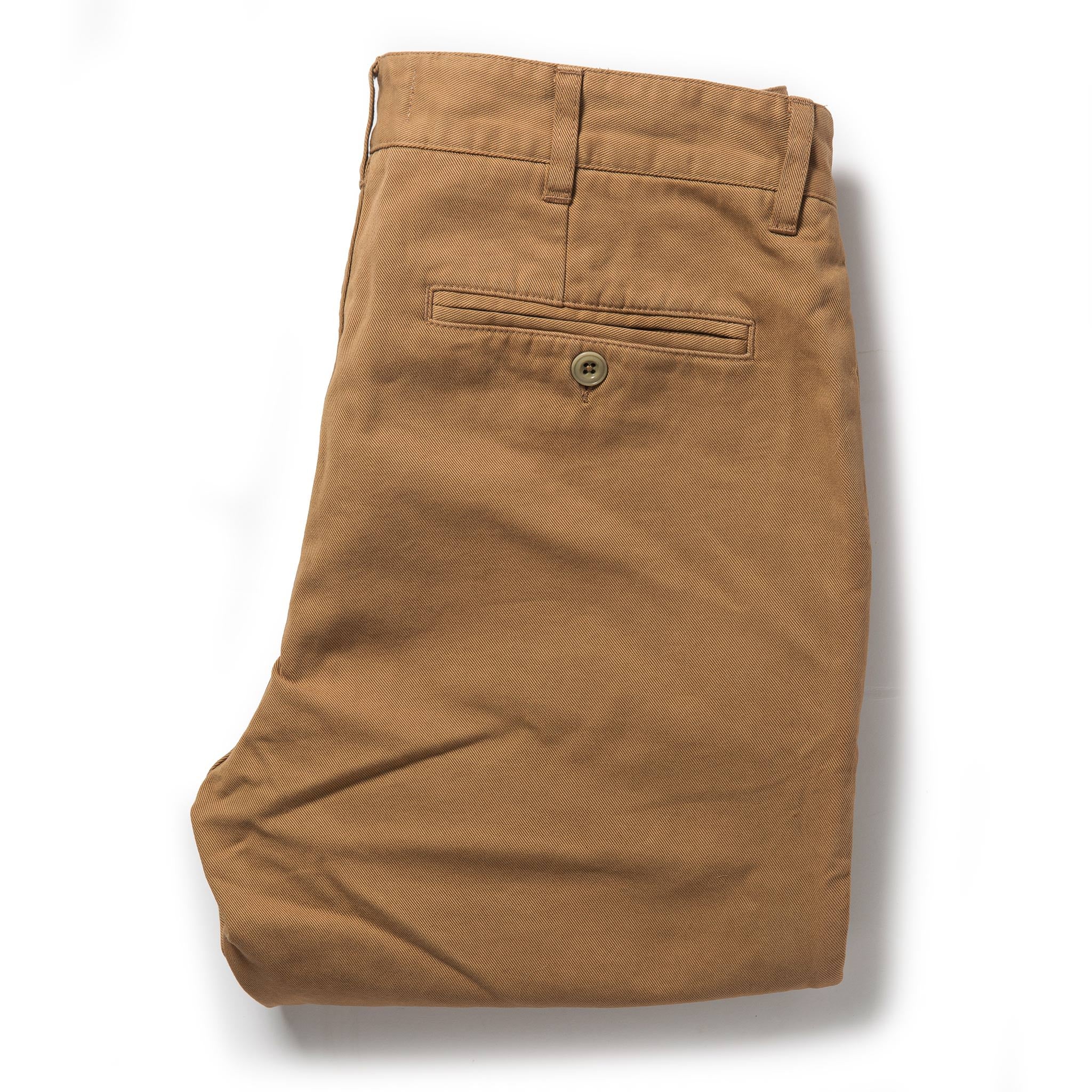 The Slim Foundation Pant in Organic British Khaki - Image 9