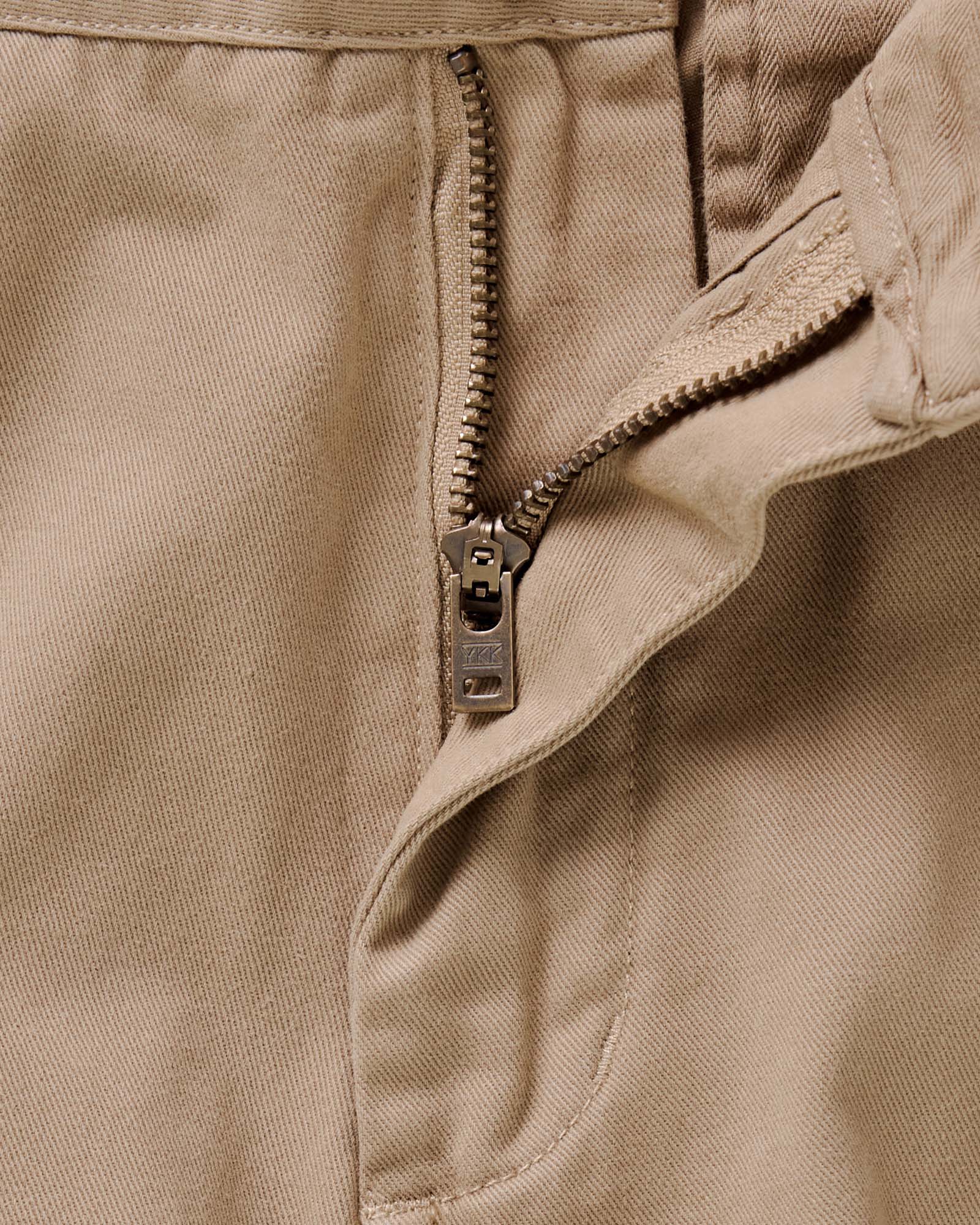 The Slim Foundation Pant in Organic Khaki - Image 7