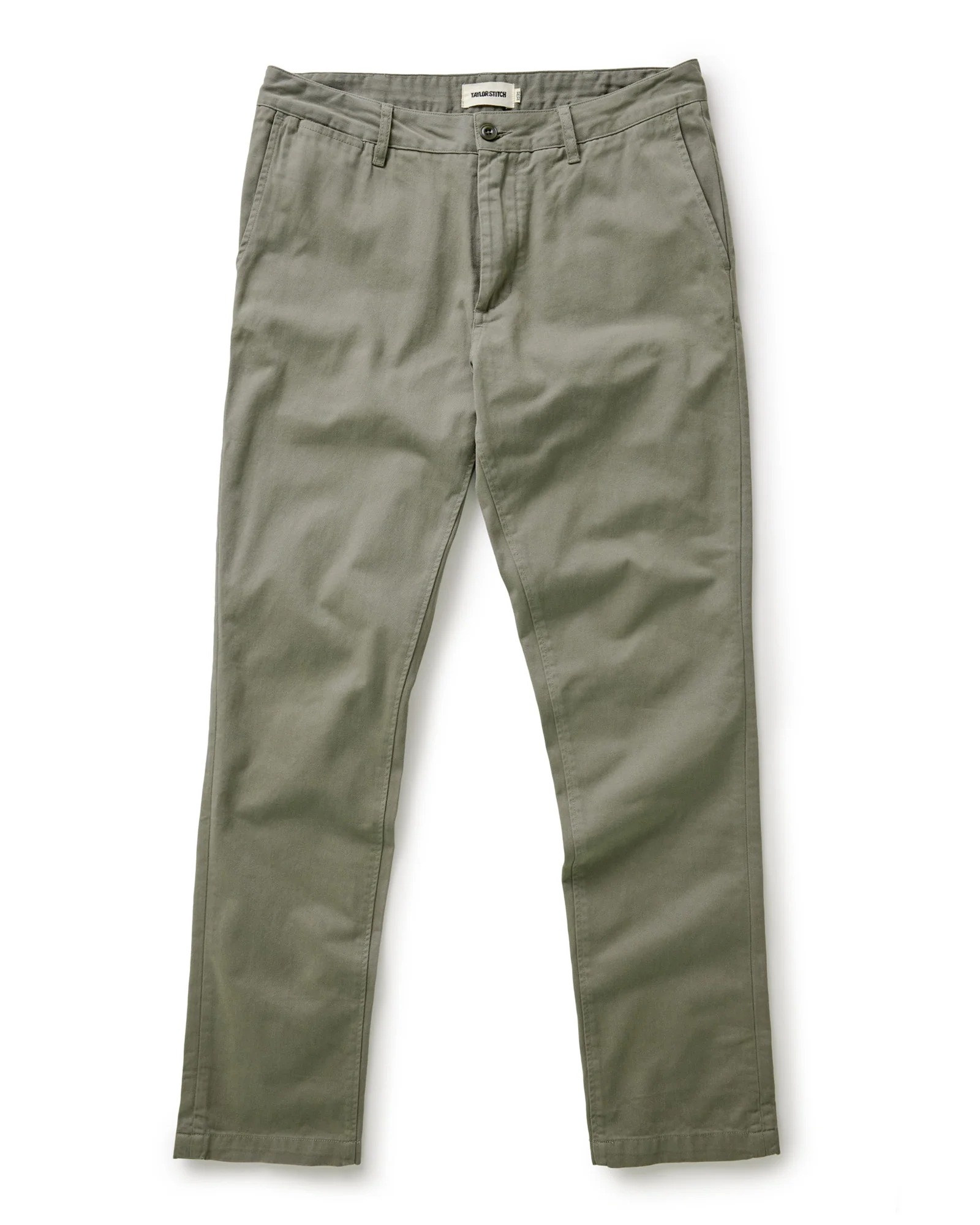 The Slim Foundation Pant in Organic Smoked Olive - Image 5