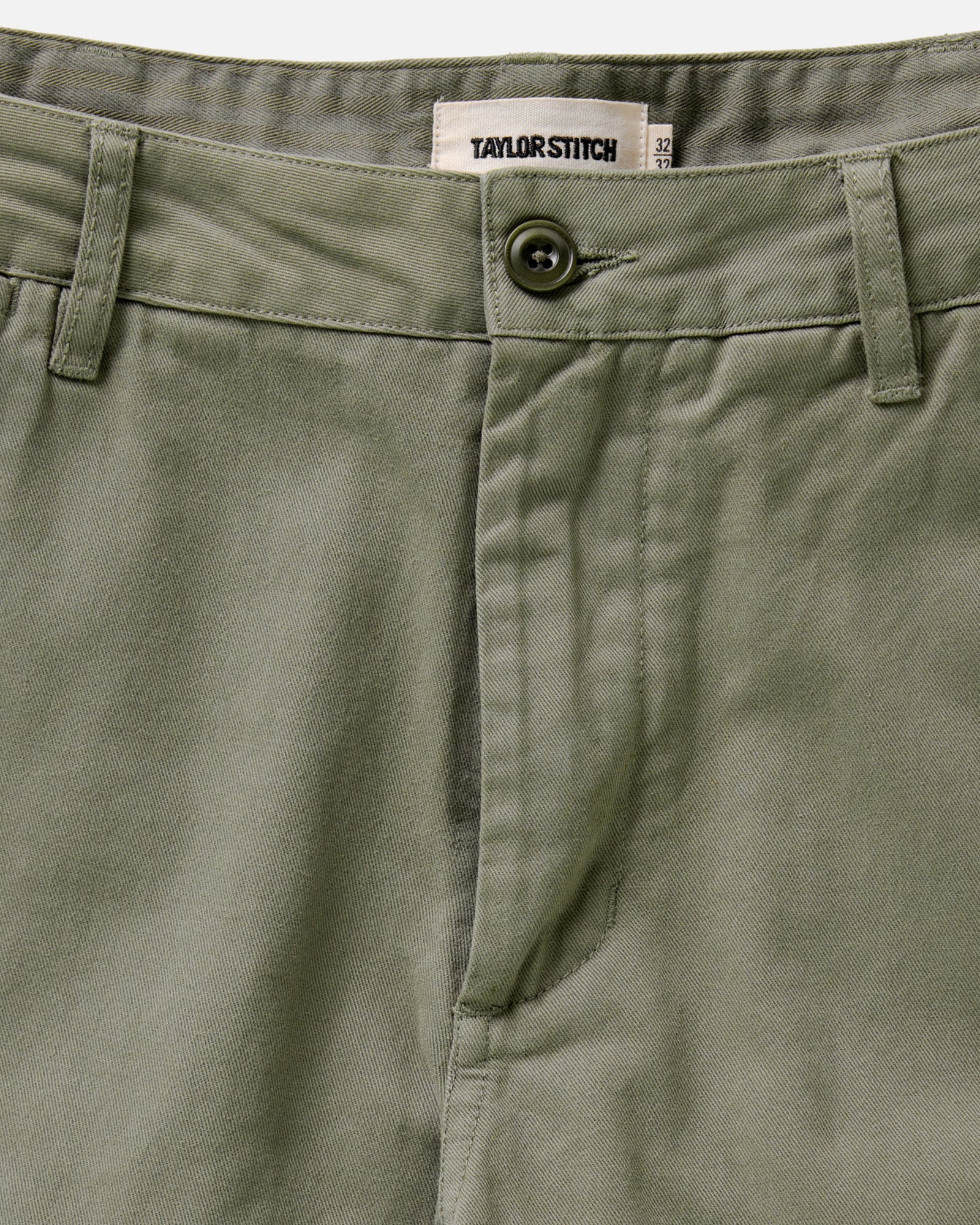 The Slim Foundation Pant in Organic Smoked Olive - Image 6