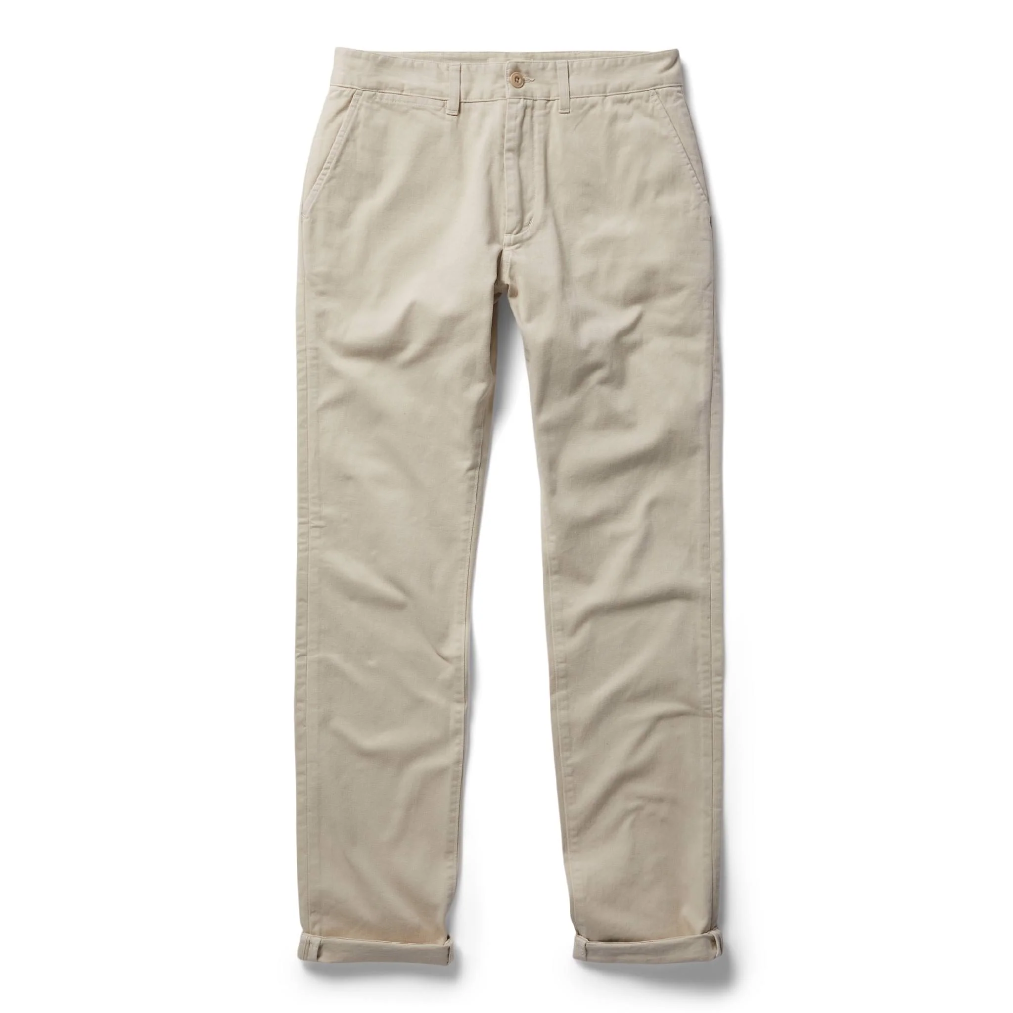 The Slim Foundation Pant in Organic Stone - Image 9