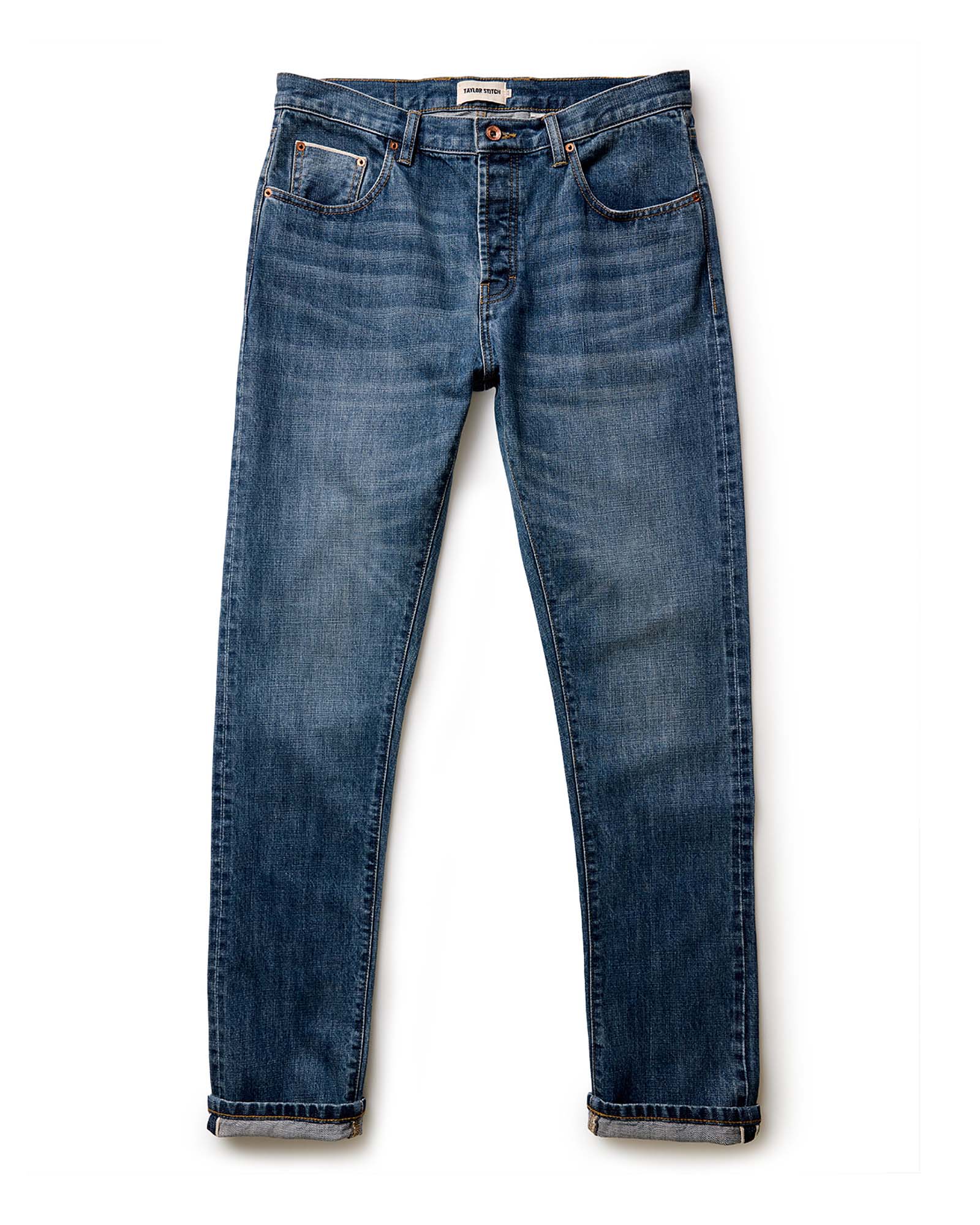 The Slim Jean in Mid Wash Organic Selvedge - Image 7
