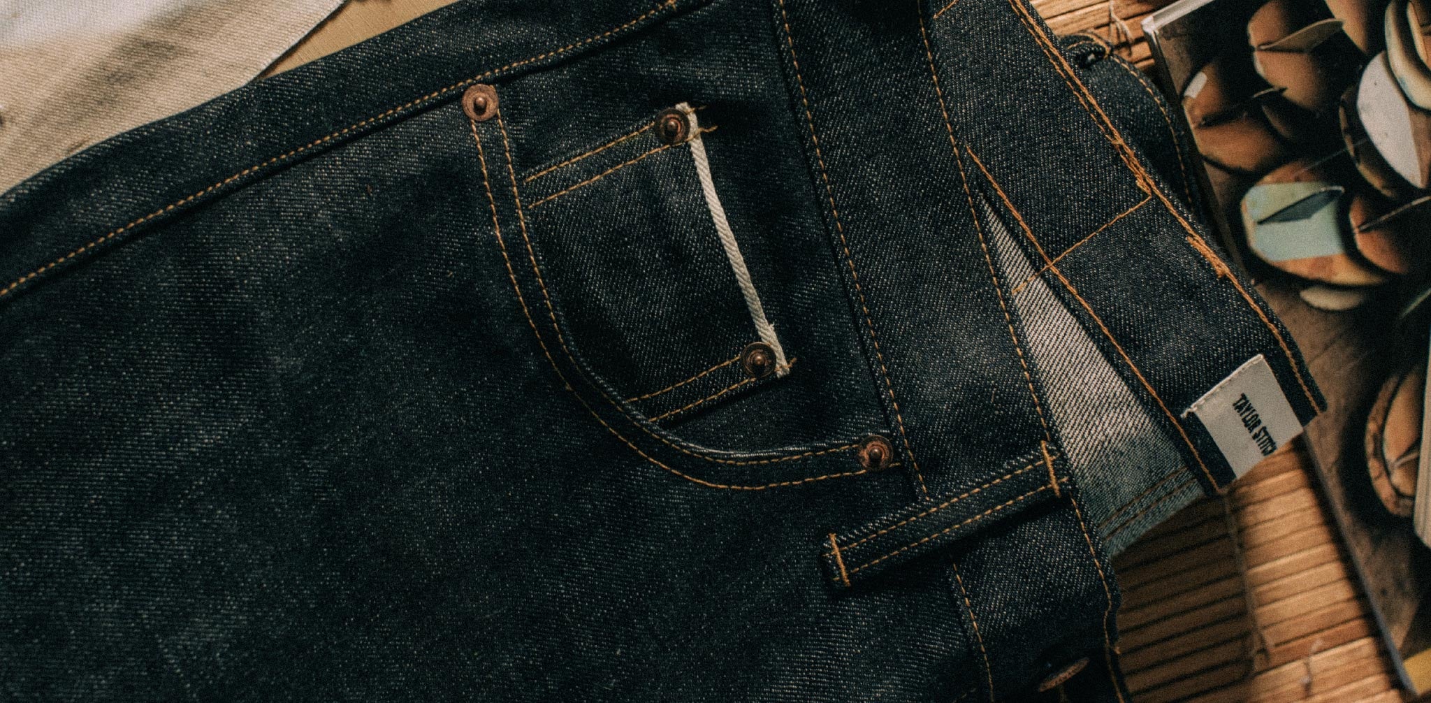The Slim Jean in Natural Indigo Selvage - Image 11