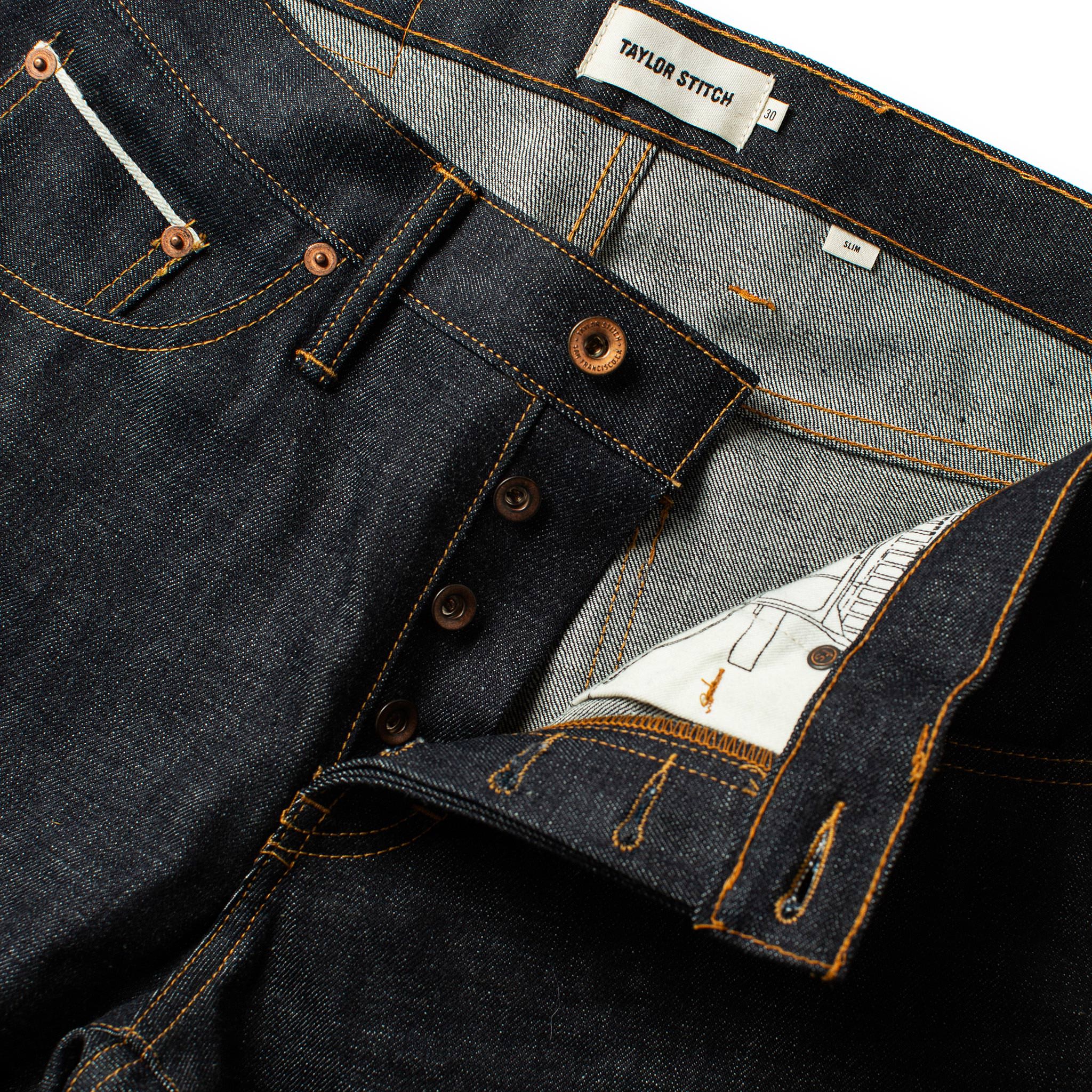 The Slim Jean in Natural Indigo Selvage - Image 6