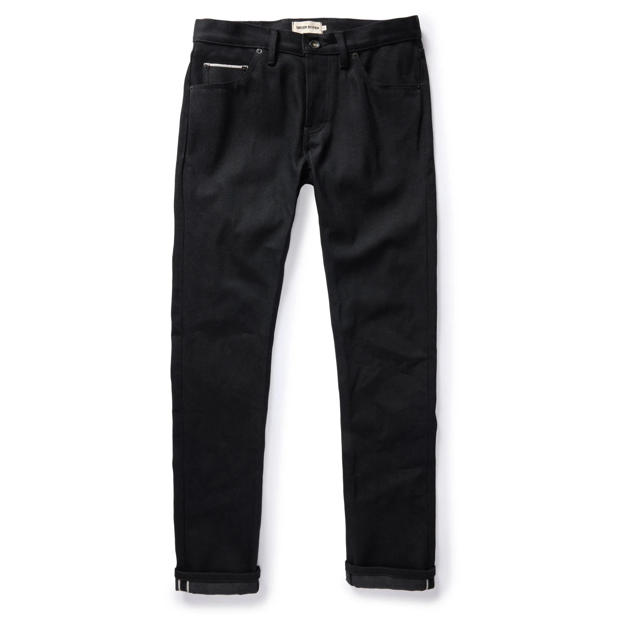 The Slim Jean in Black Nihon Menpu Selvage - Image 5