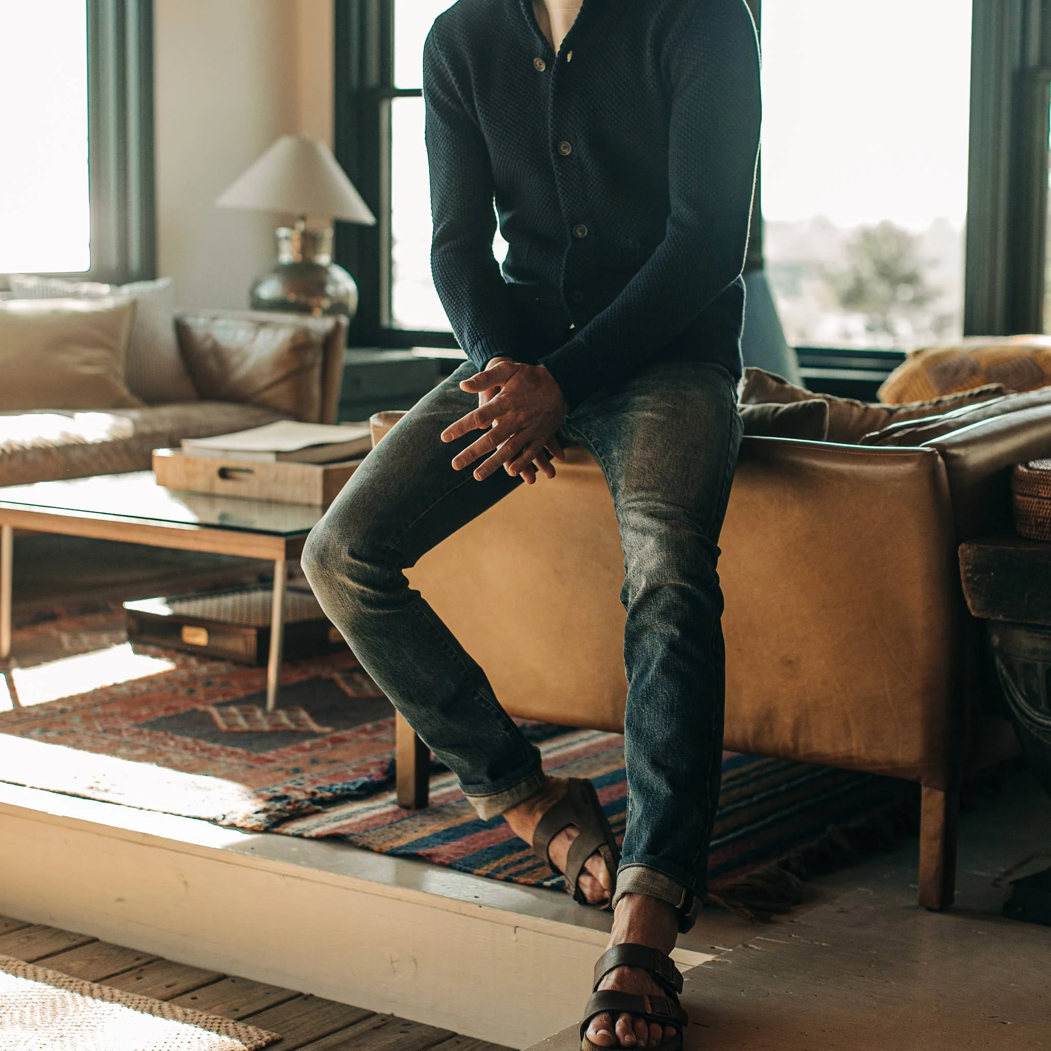 The Slim Jean in Organic Selvage 12-month Wash - Image 2