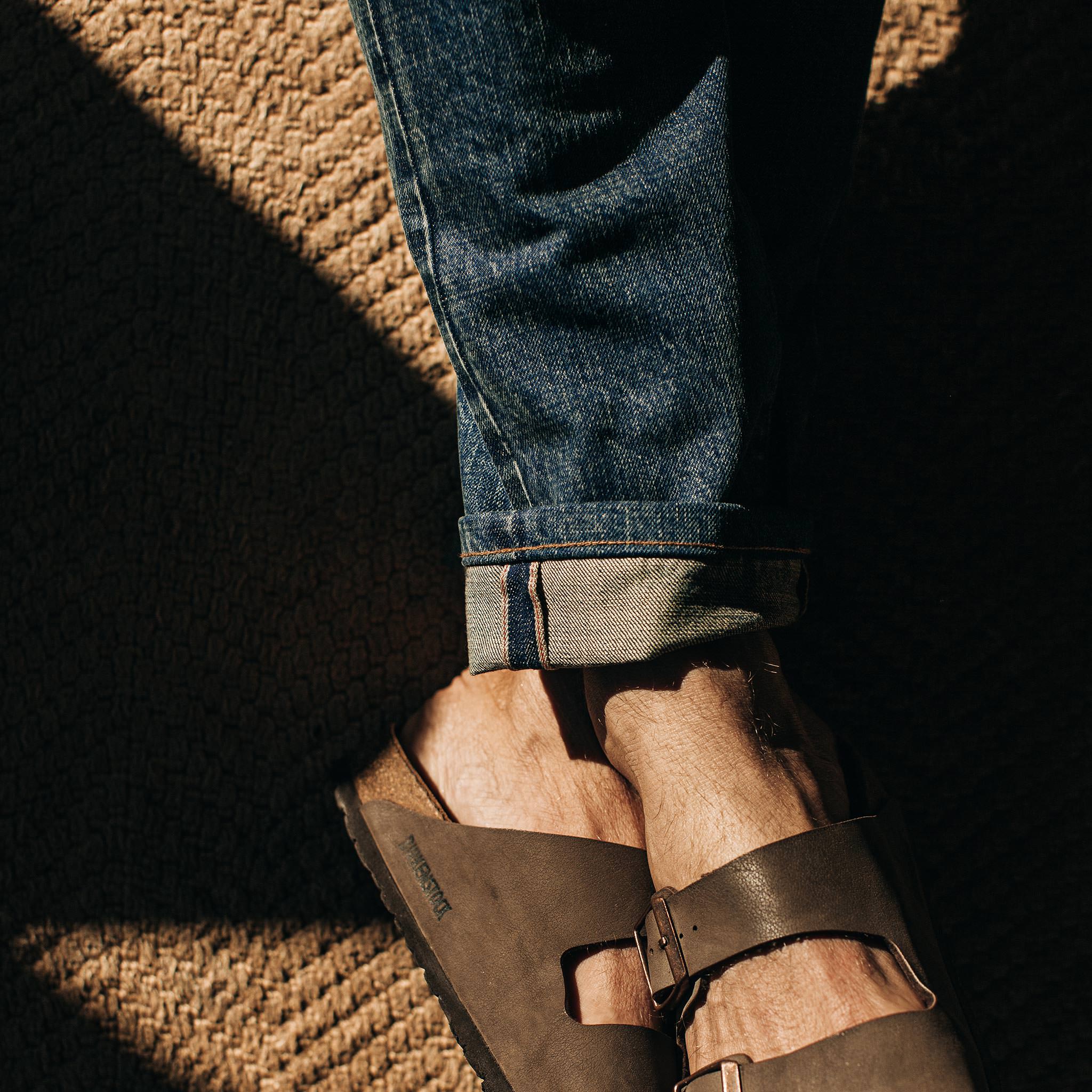 The Slim Jean in Organic Selvage 12-month Wash - Image 5