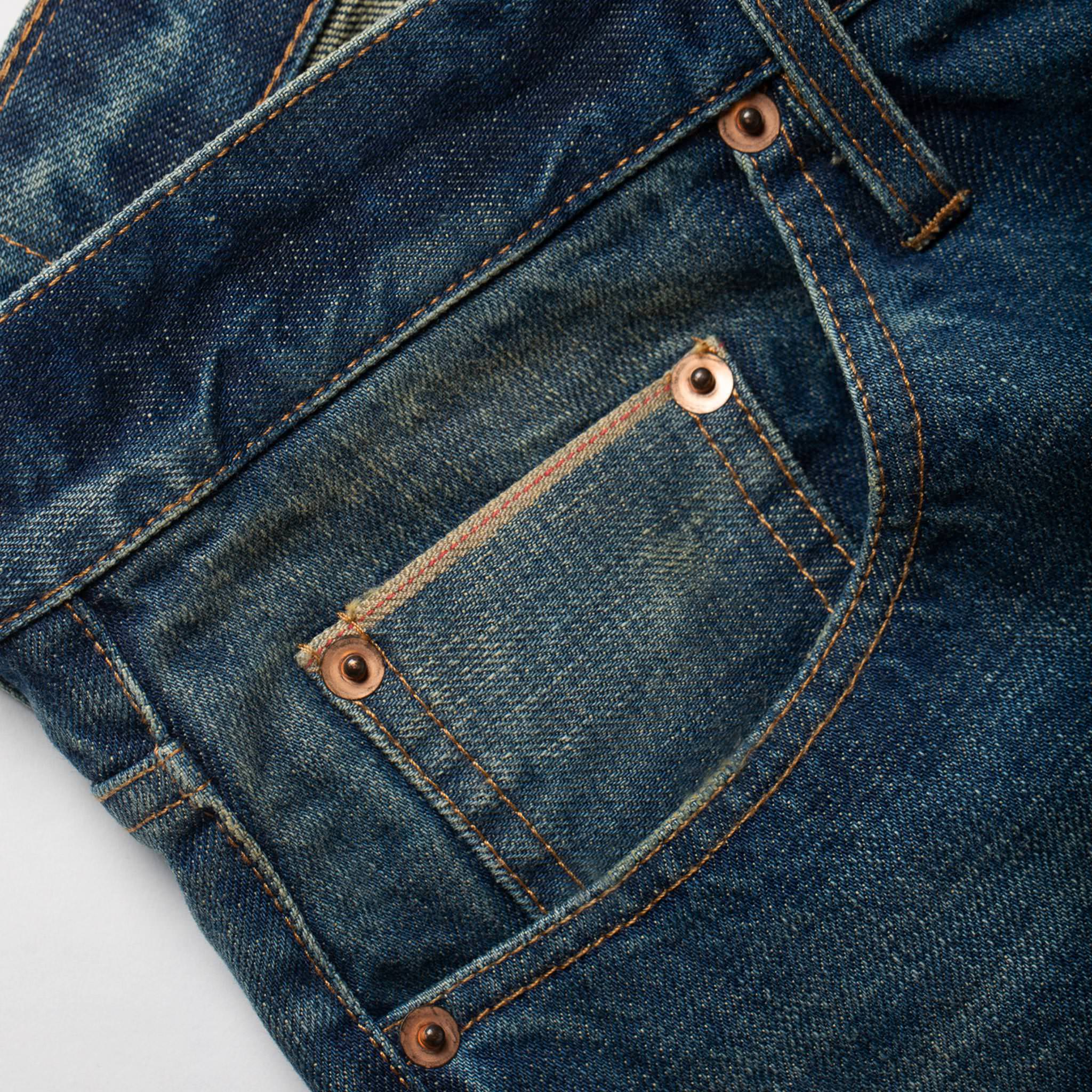 The Slim Jean in Organic Selvage 12-month Wash - Image 7