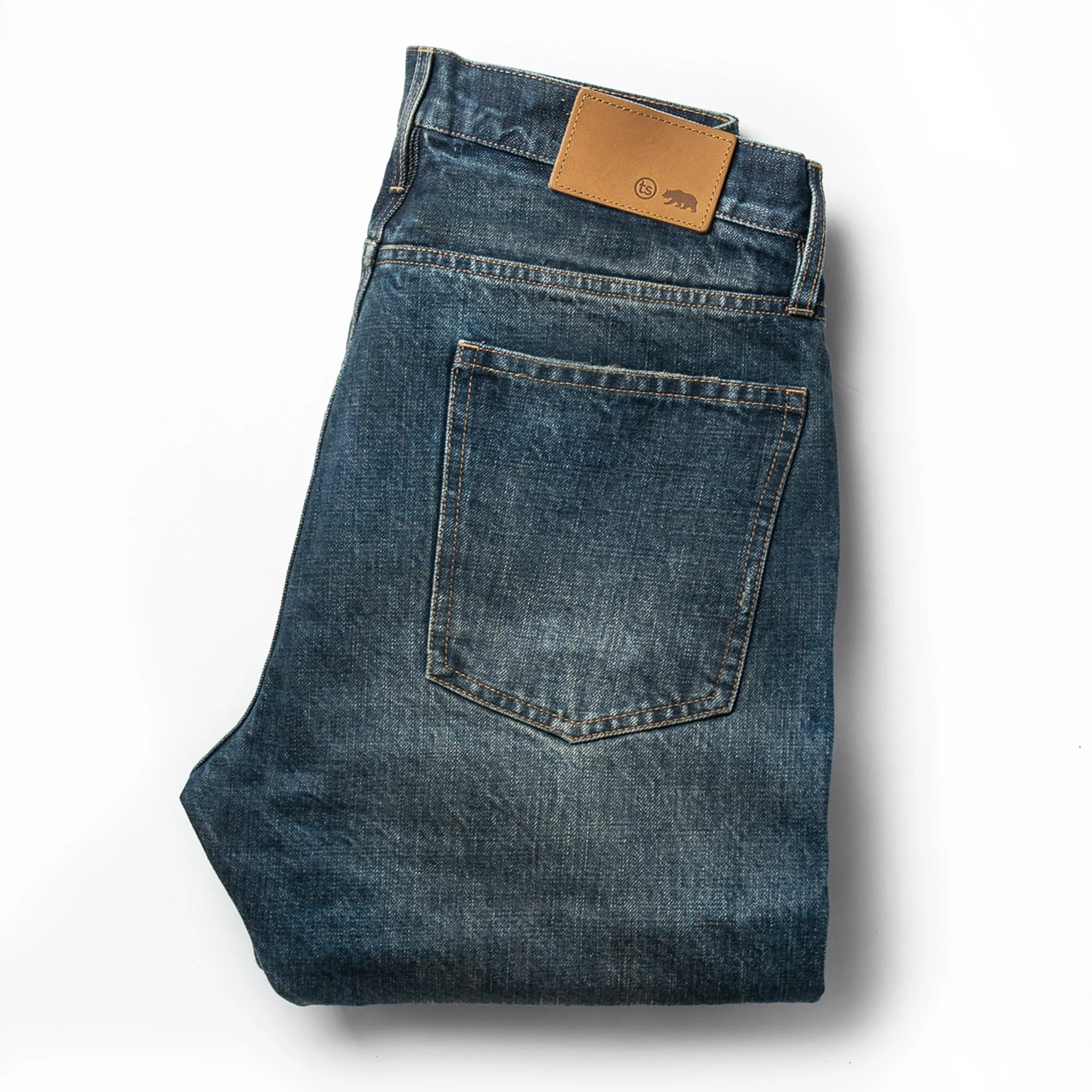 The Slim Jean in Organic Selvage 12-month Wash - Image 9