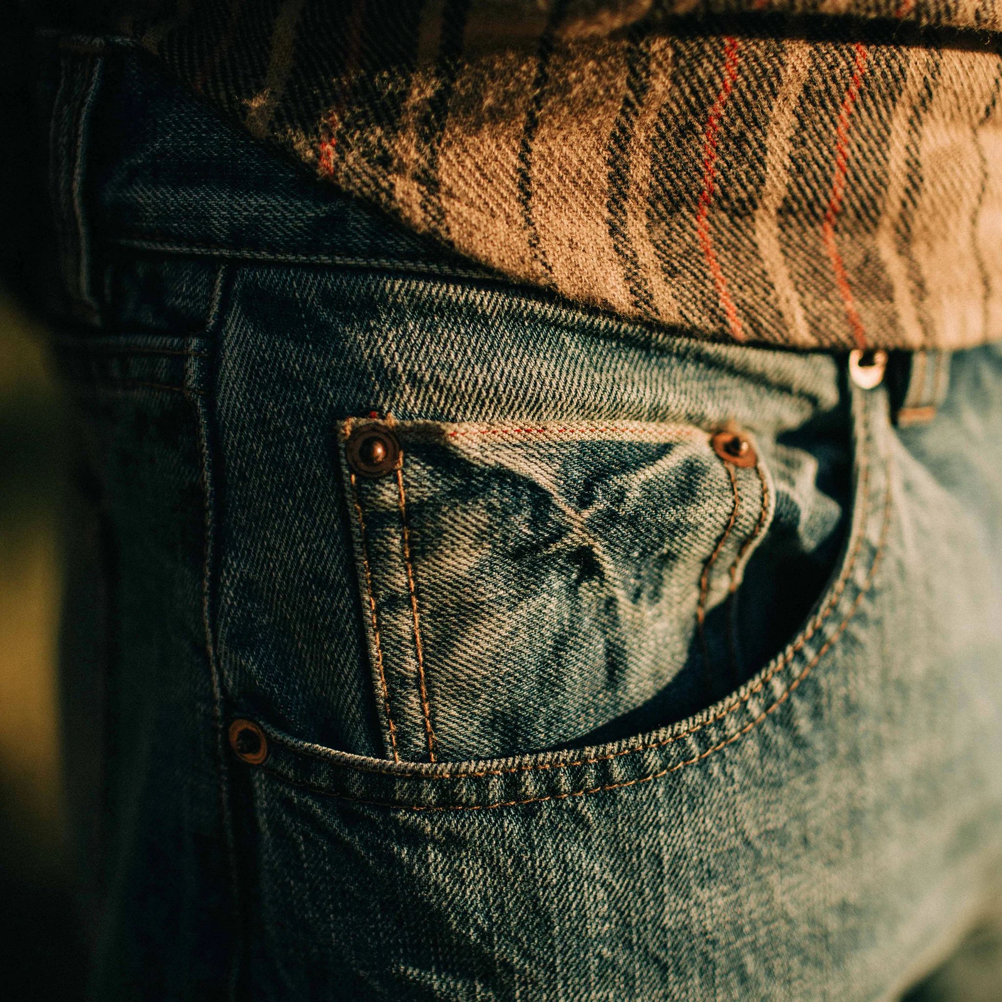 The Slim Jean in Patch Wash Selvage - Image 4