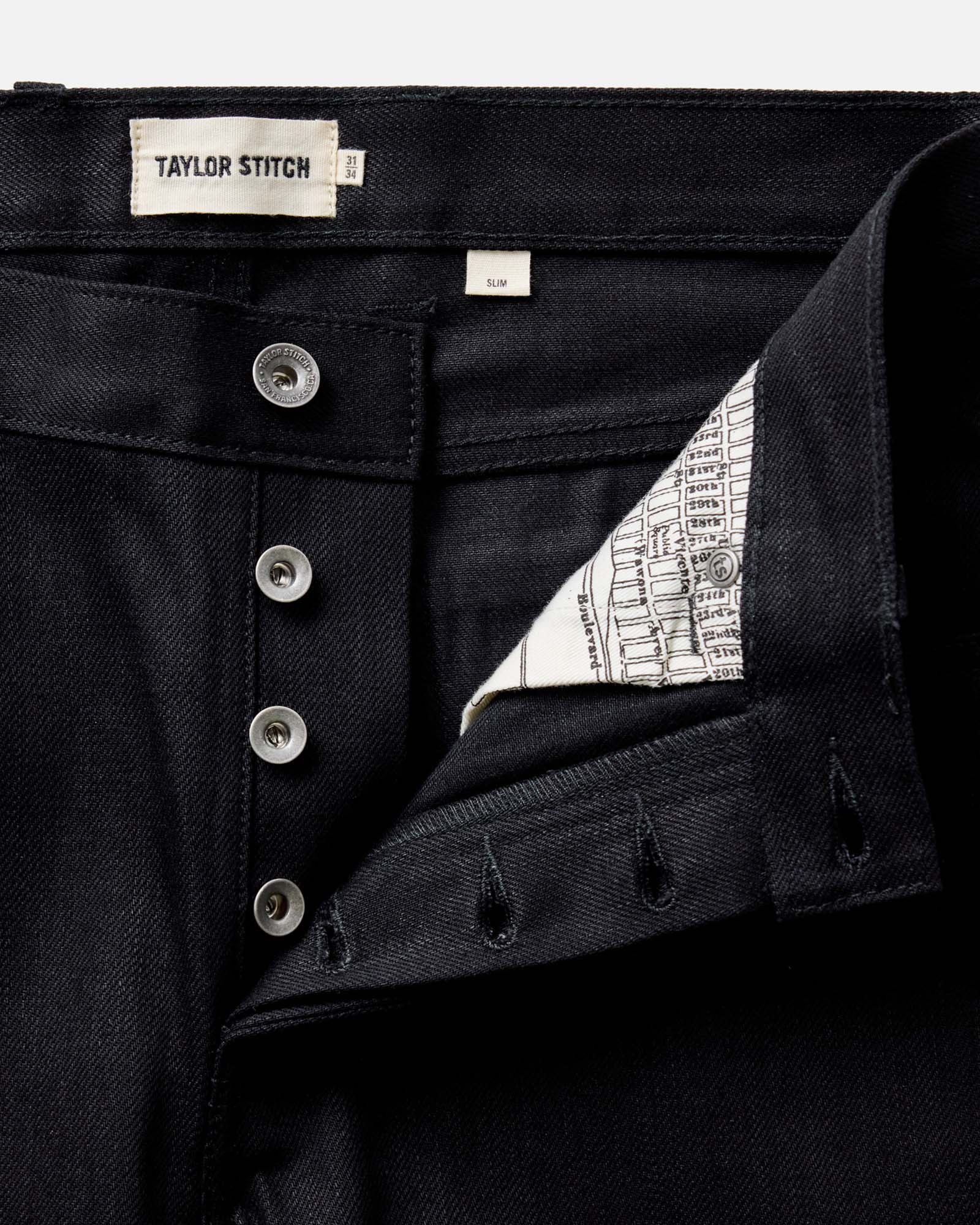 The Slim Jean in Rigid Black Organic Selvedge - Image 4