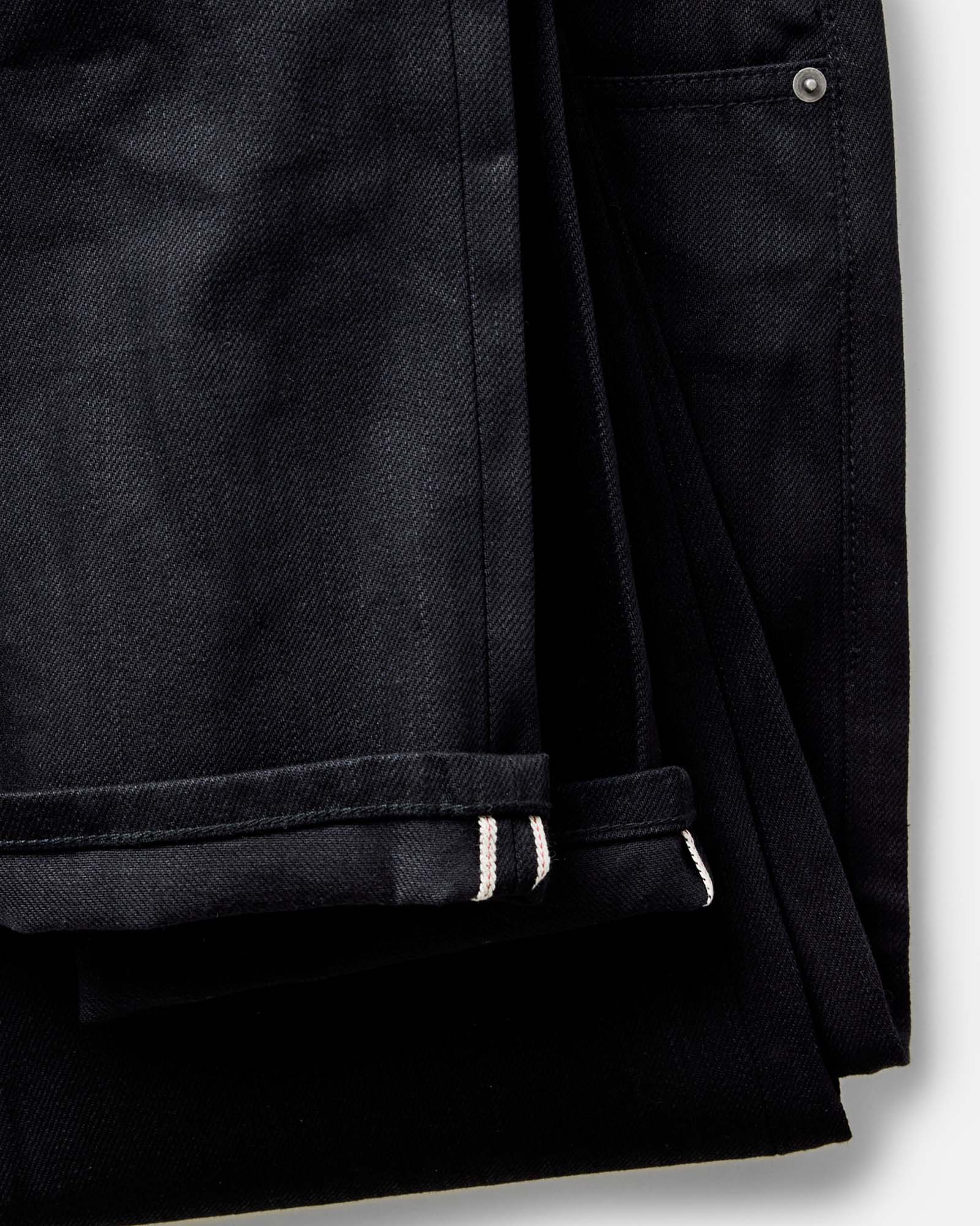 The Slim Jean in Rigid Black Organic Selvedge - Image 6