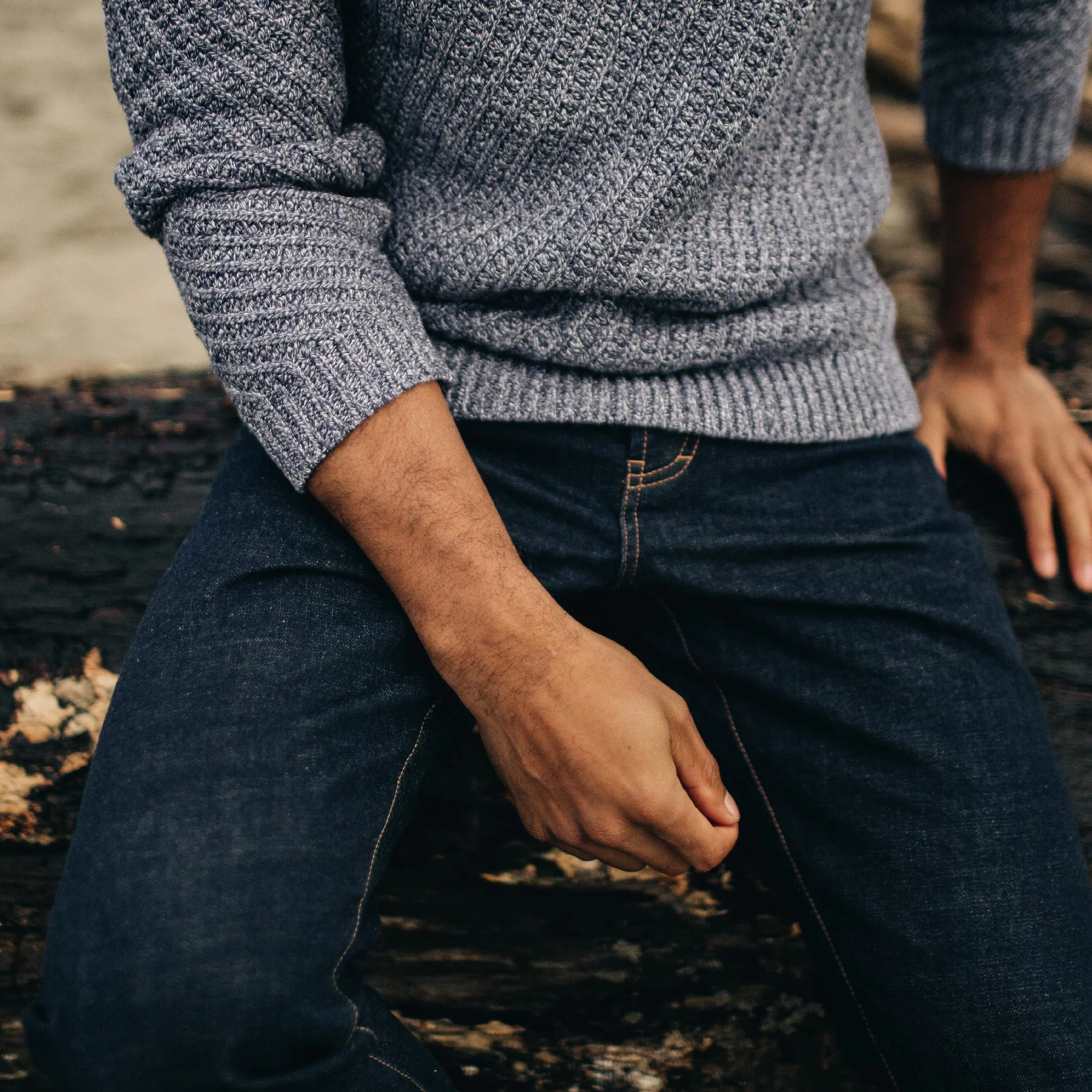 The Slim Jean in Rinsed Organic Selvage - Image 3