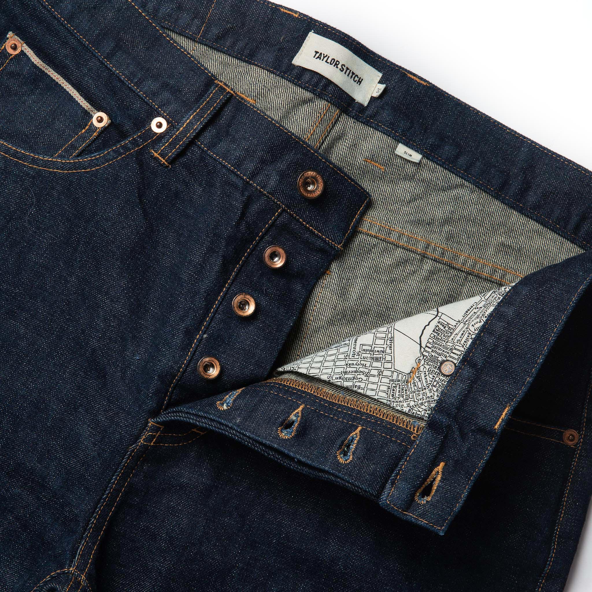 The Slim Jean in Rinsed Organic Selvage - Image 6