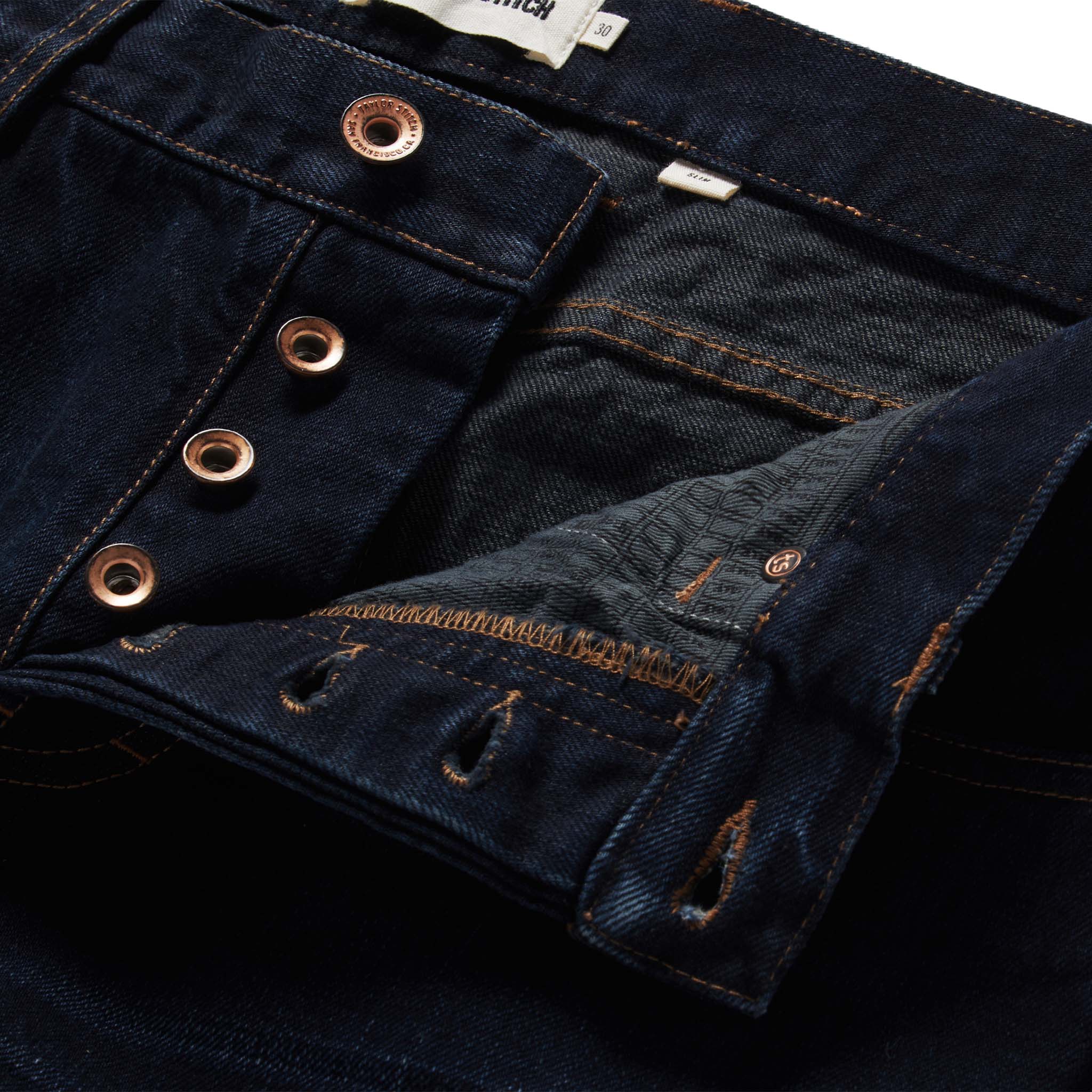 The Slim Jean in Wallace Wash Organic Selvage - Image 5