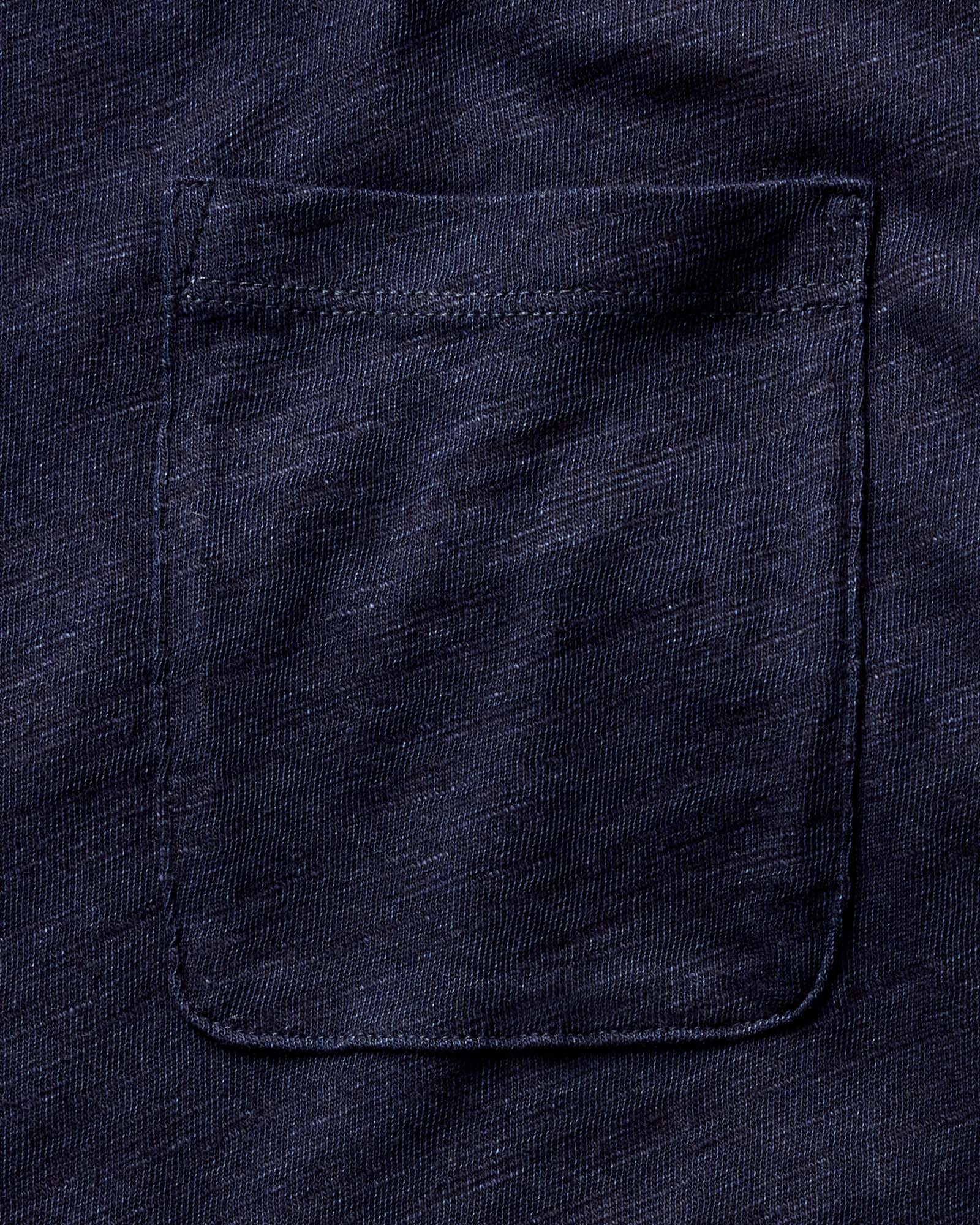 The Slub Tee in Rinsed Indigo - Image 4