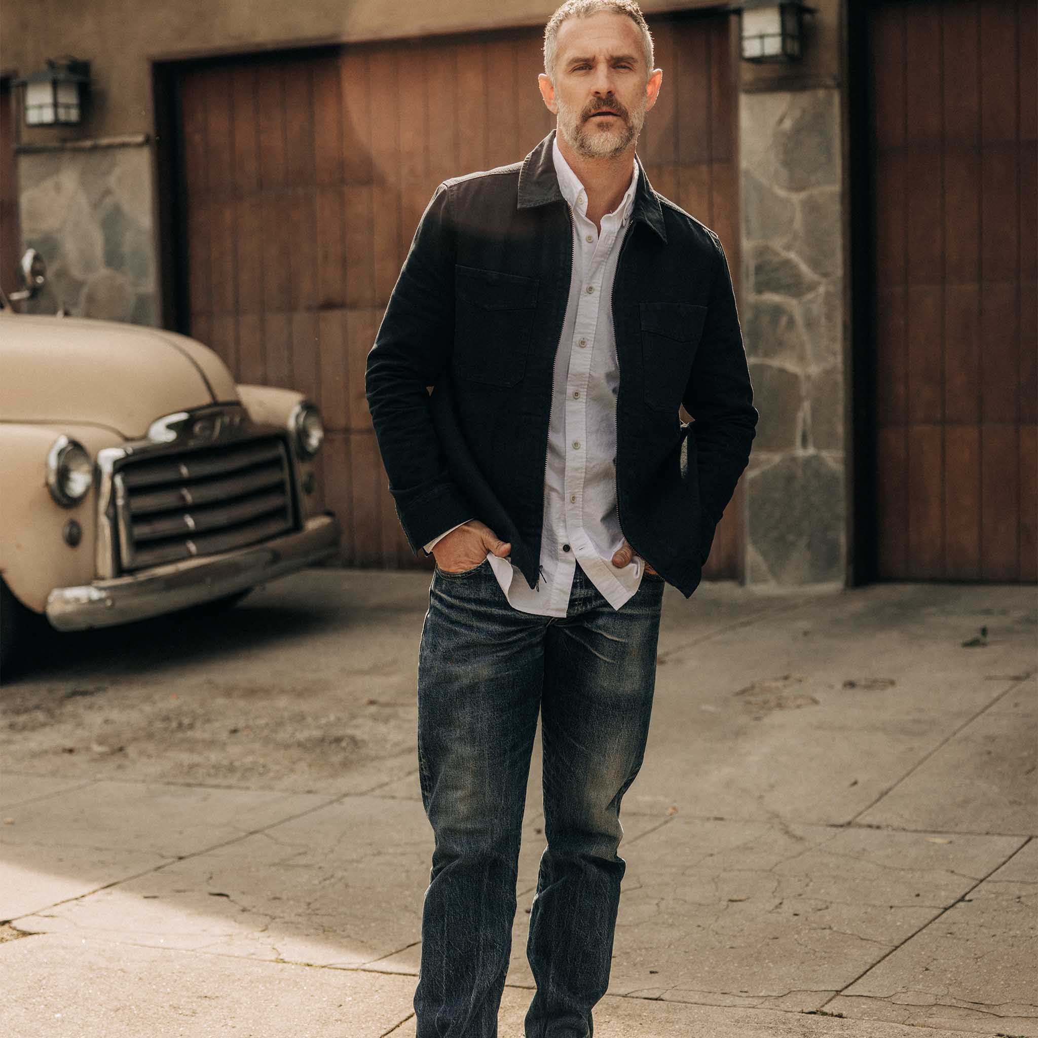 The Station Jacket in Dark Navy Broken Twill - Image 5