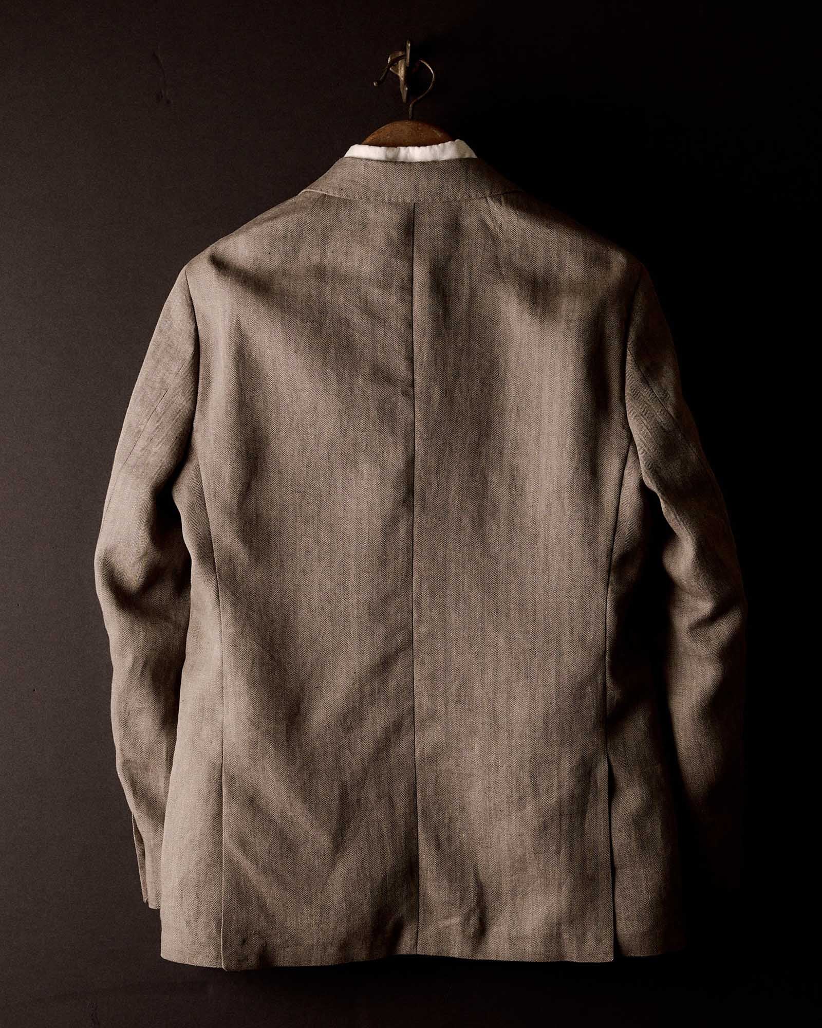 The Stevens Sportcoat in Coffee Linen Herringbone - Image 9