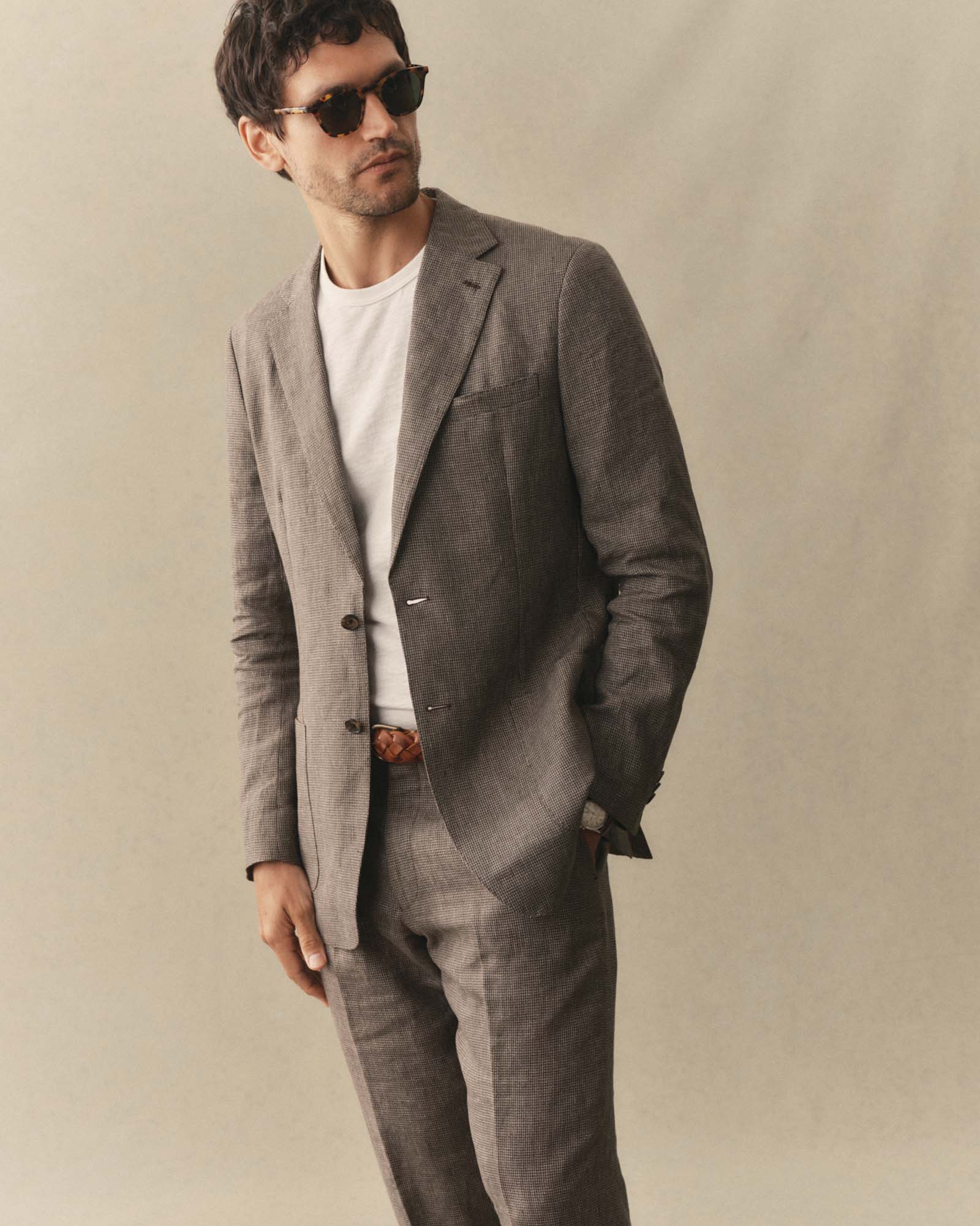 The Stevens Sportcoat in Morel Micro Check - Image 3