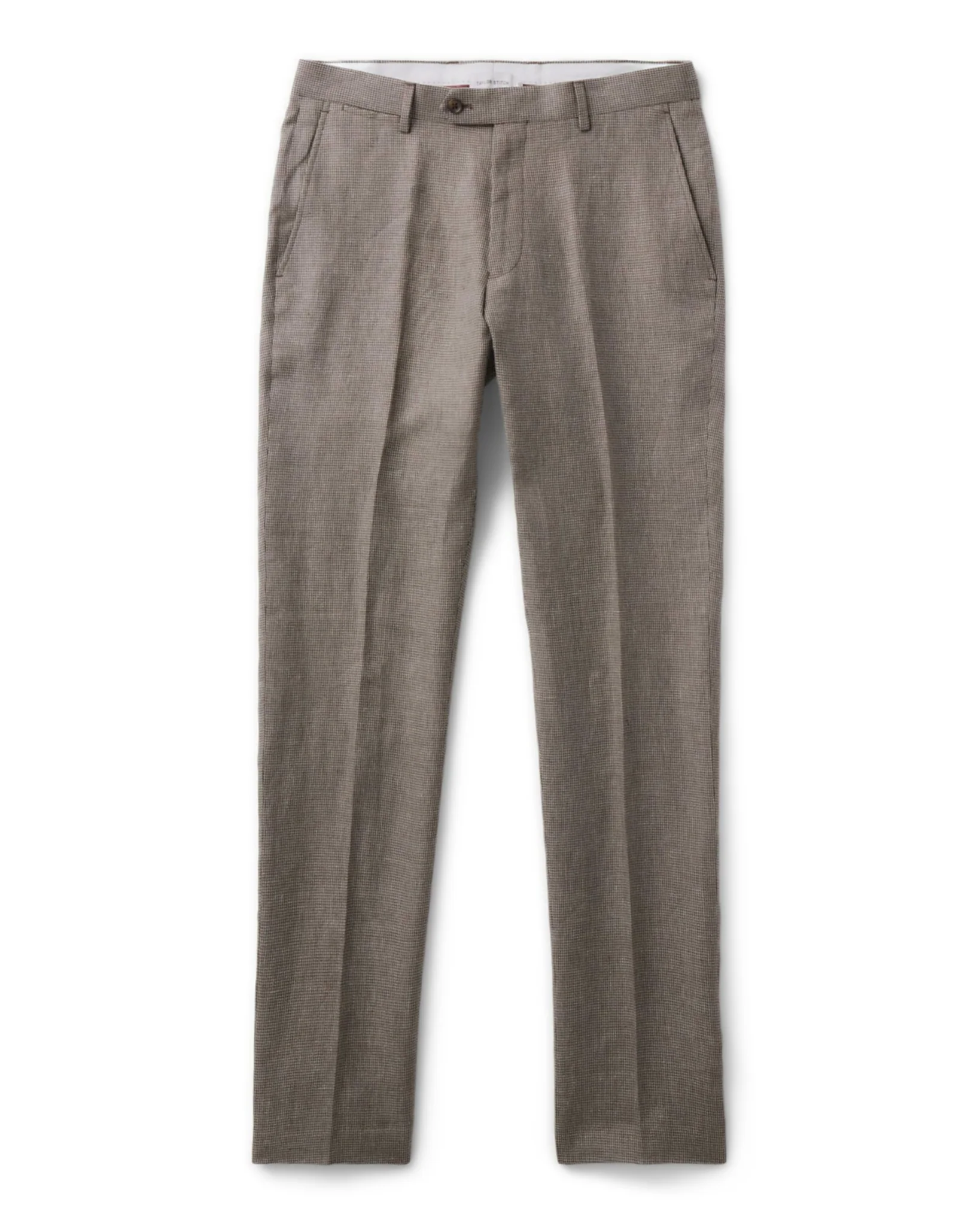The Stevens Trouser in Morel Micro Check - Image 10