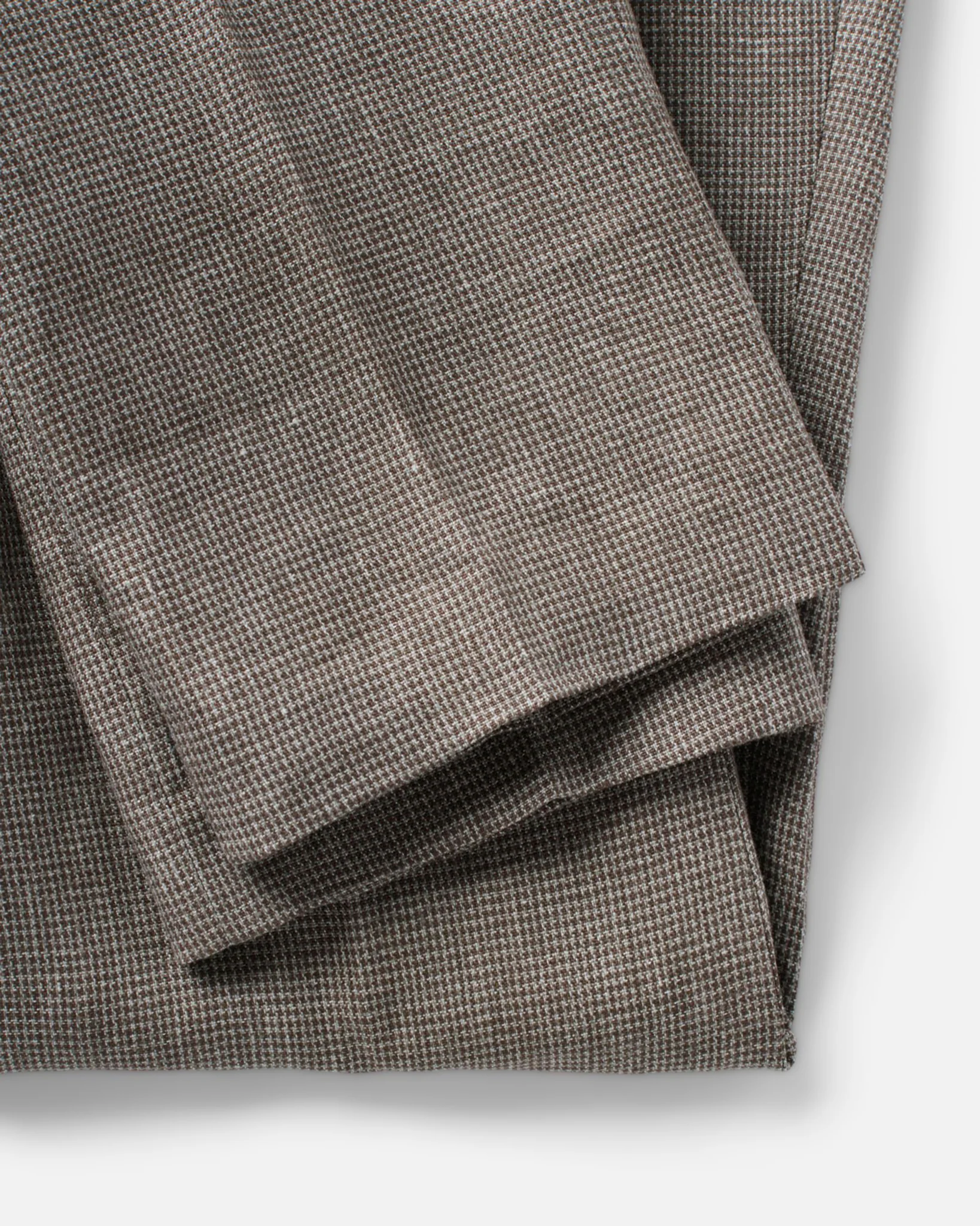 The Stevens Trouser in Morel Micro Check - Image 8