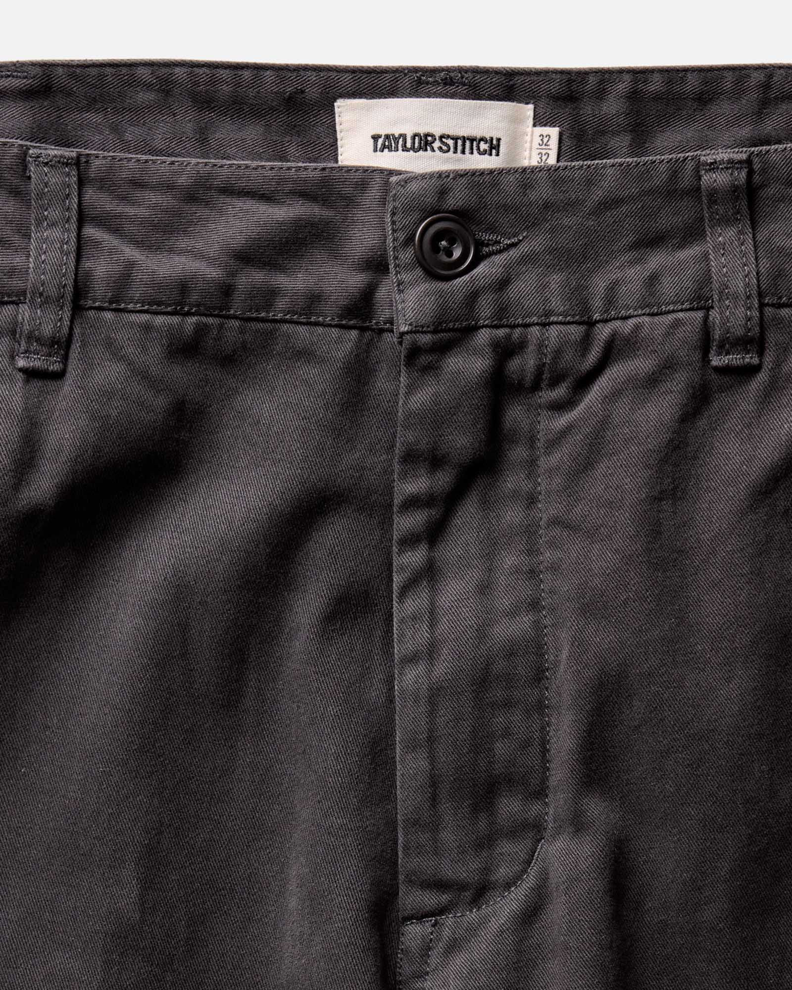 The Straight Foundation Pant in Organic Faded Black - Image 5