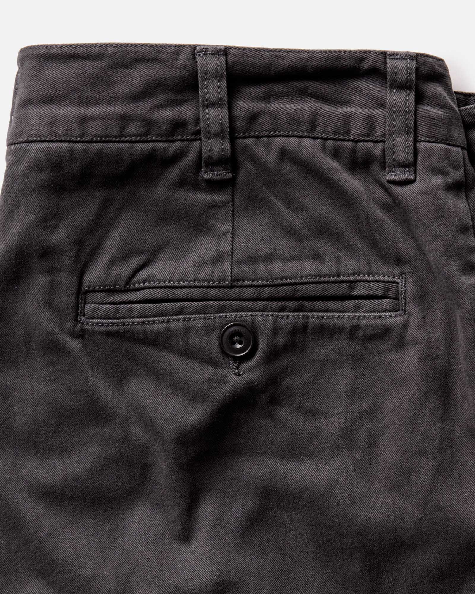 The Straight Foundation Pant in Organic Faded Black - Image 6