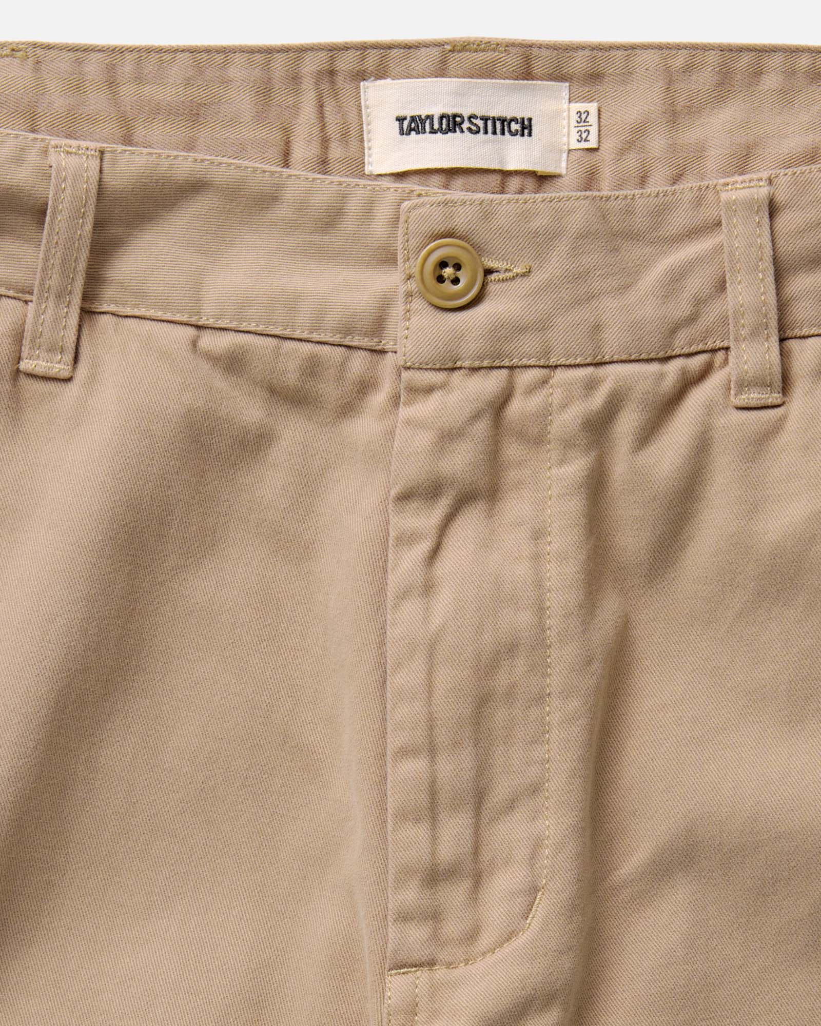 The Straight Foundation Pant in Organic Khaki - Image 4