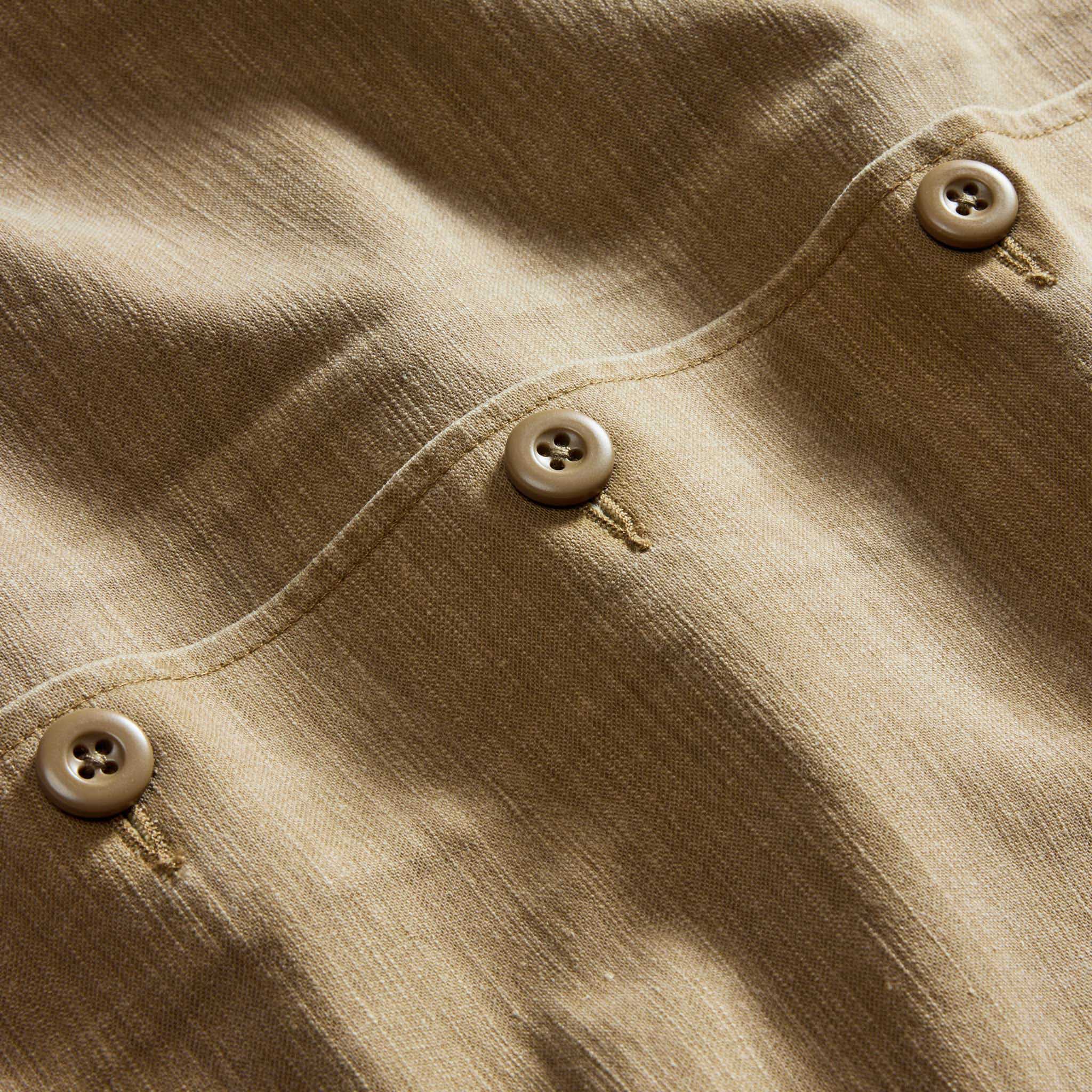The Surplus Shirt in Field Khaki Reverse Sateen - Image 9