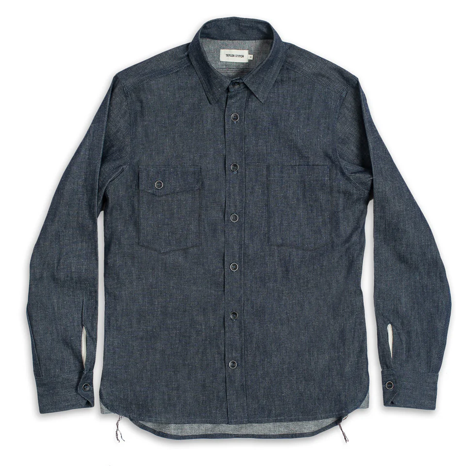 The Utility Shirt in Swift Mills Denim - Image 3