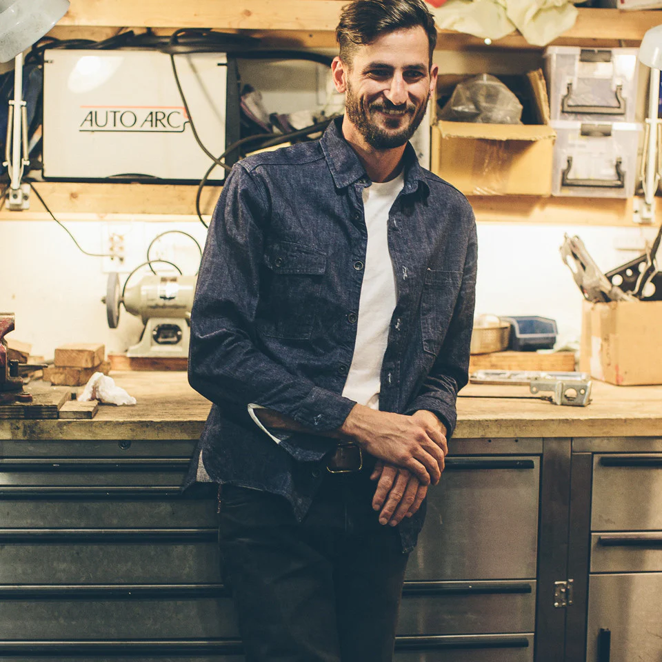 The Utility Shirt in Swift Mills Denim - Image 4