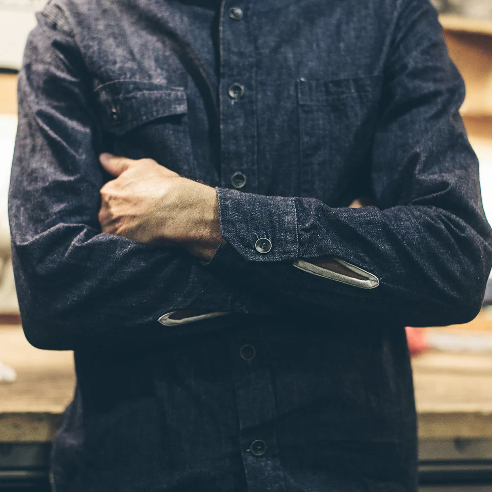 The Utility Shirt in Swift Mills Denim - Image 5